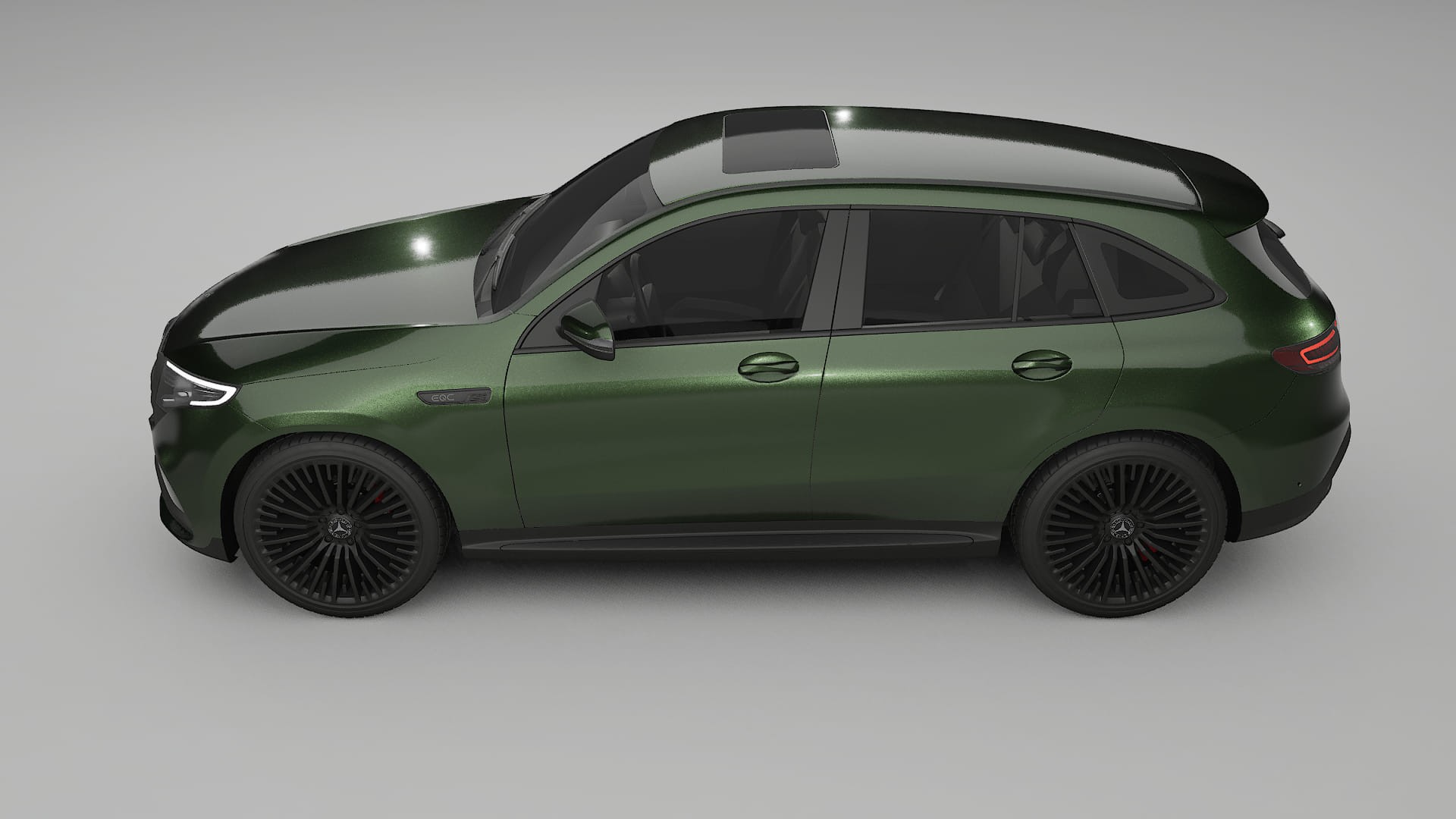 Mercedes EQC AMG TPU Lackschutzfolie | LAGOON Farbwechsel PPF – Komplett-Vorgeschnittener Kit