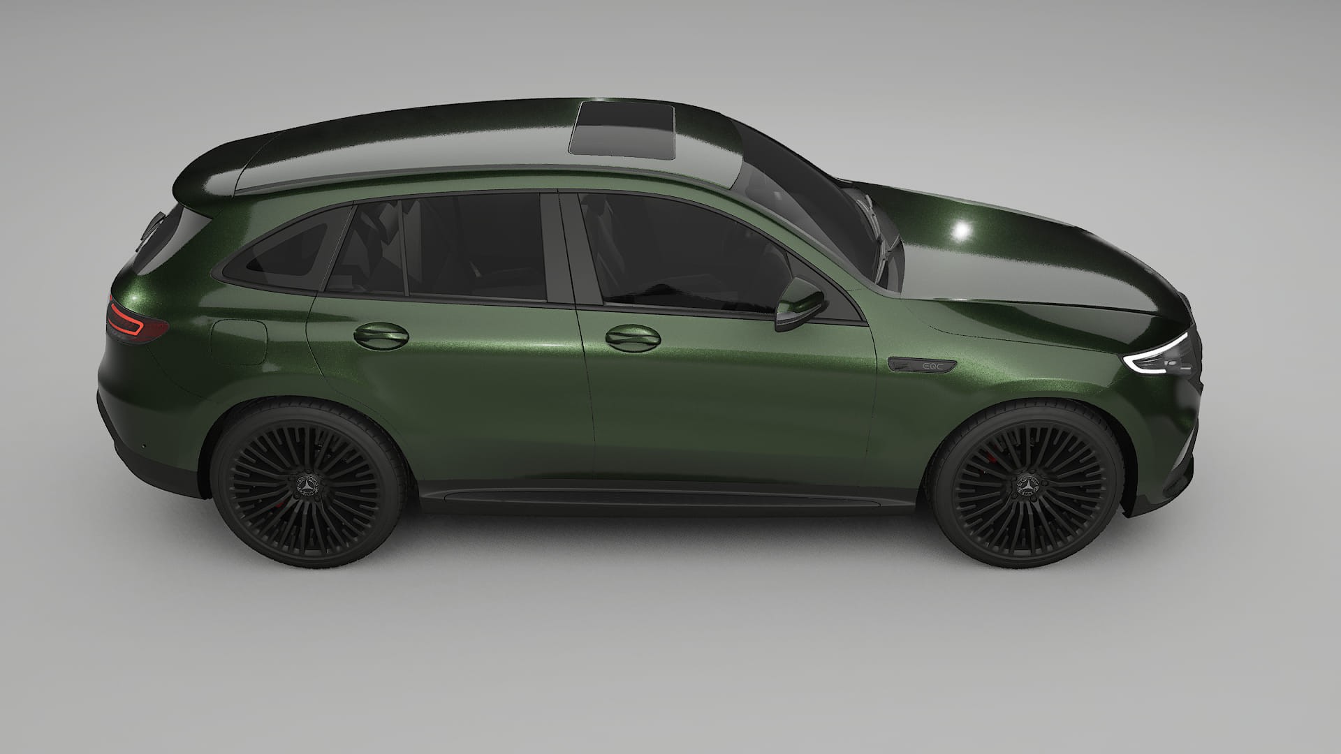 Mercedes EQC AMG TPU Lackschutzfolie | LAGOON Farbwechsel PPF – Komplett-Vorgeschnittener Kit
