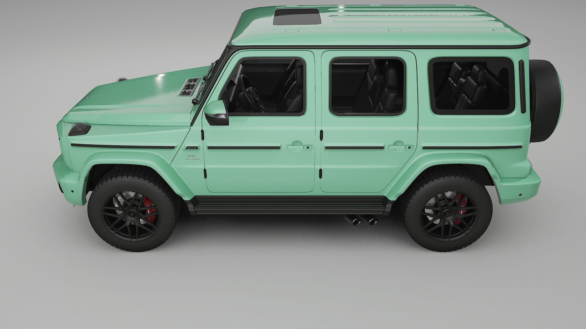 Mercedes G63 AMG W463A TPU Lackschutzfolie | DUSTY Farbwechsel PPF – Komplett-Vorgeschnittener Kit