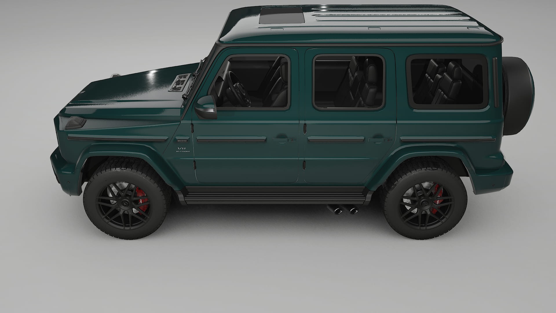 Mercedes G63 AMG W463A TPU Lackschutzfolie | INFERNO Farbwechsel PPF – Komplett-Vorgeschnittener Kit