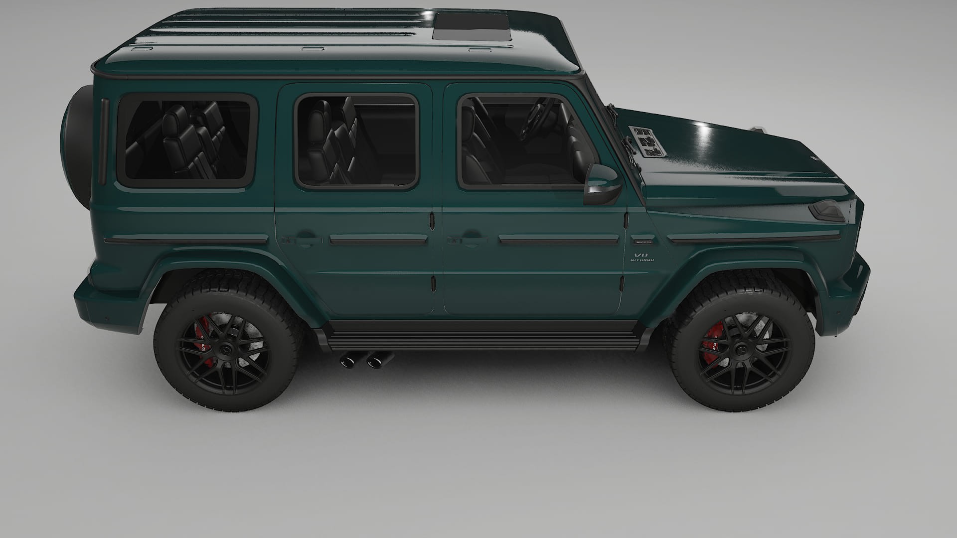 Mercedes G63 AMG W463A TPU Lackschutzfolie | INFERNO Farbwechsel PPF – Komplett-Vorgeschnittener Kit