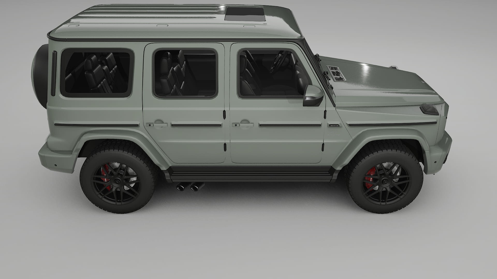 Mercedes G63 AMG W463A TPU Lackschutzfolie | SLATE Farbwechsel PPF – Komplett-Vorgeschnittener Kit