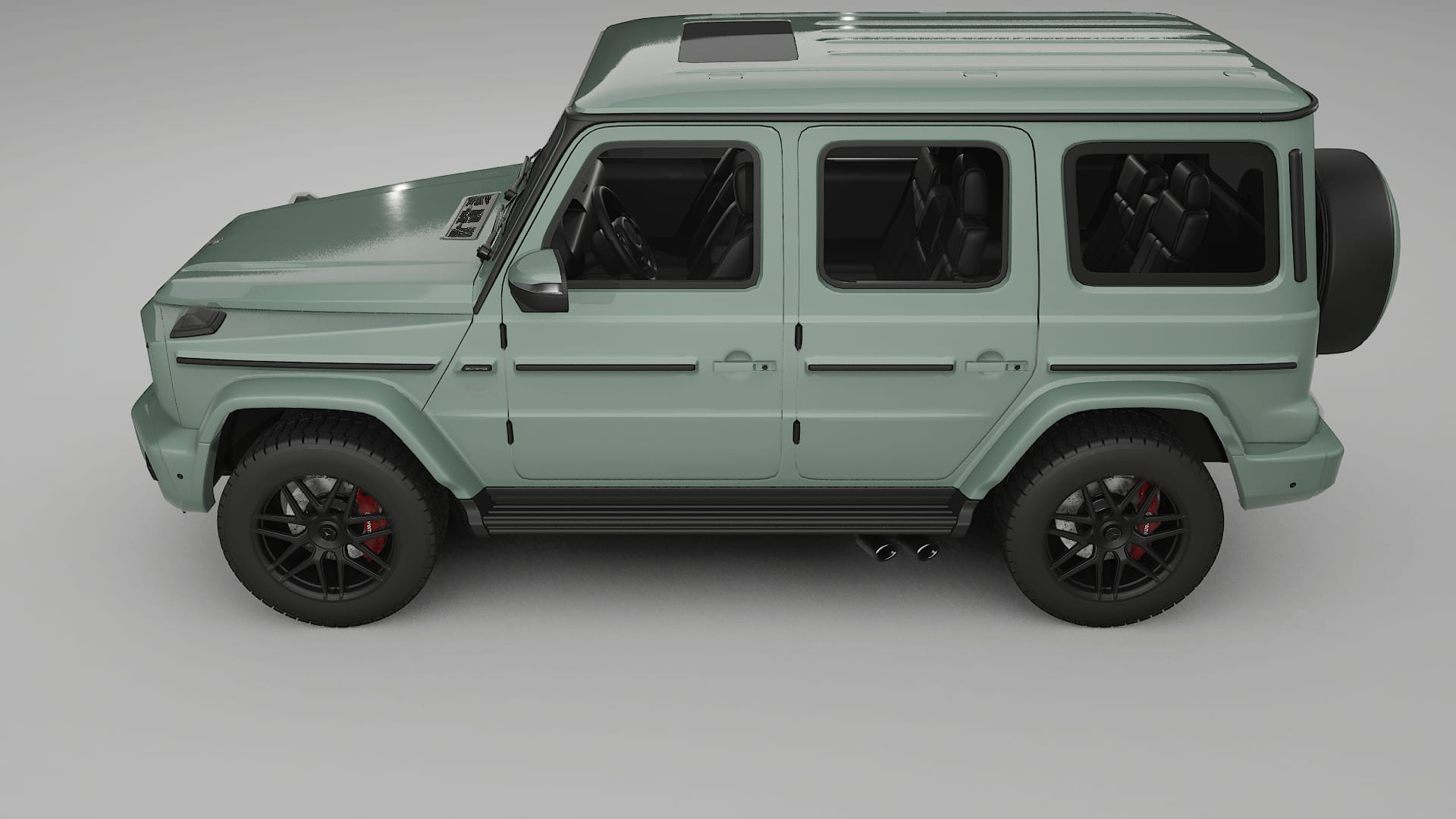 Mercedes G63 AMG W463A TPU Lackschutzfolie | CINDER Farbwechsel PPF – Komplett-Vorgeschnittener Kit