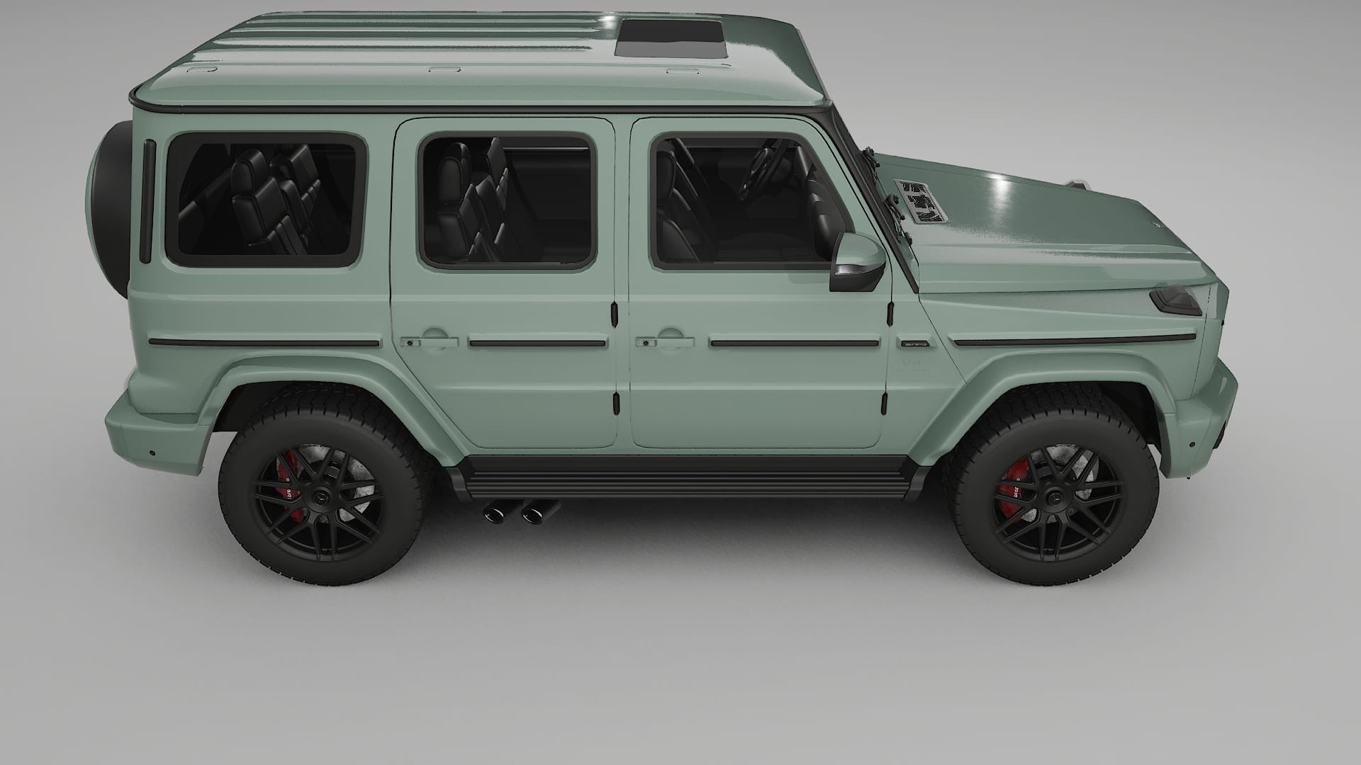 Mercedes G63 AMG W463A TPU Lackschutzfolie | CINDER Farbwechsel PPF – Komplett-Vorgeschnittener Kit