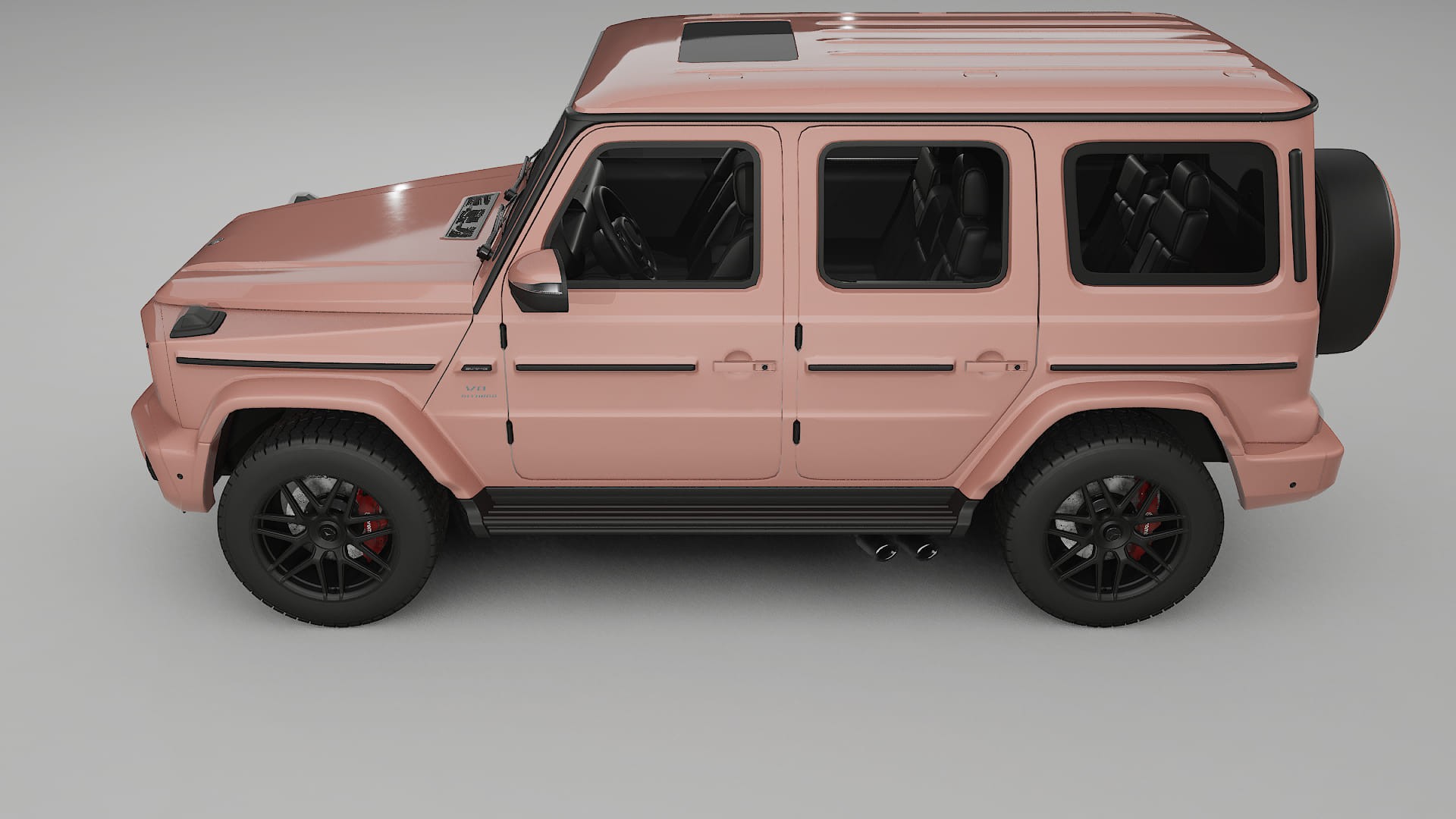 Mercedes G63 AMG W463A TPU Lackschutzfolie | BLUSH Farbwechsel PPF – Komplett-Vorgeschnittener Kit