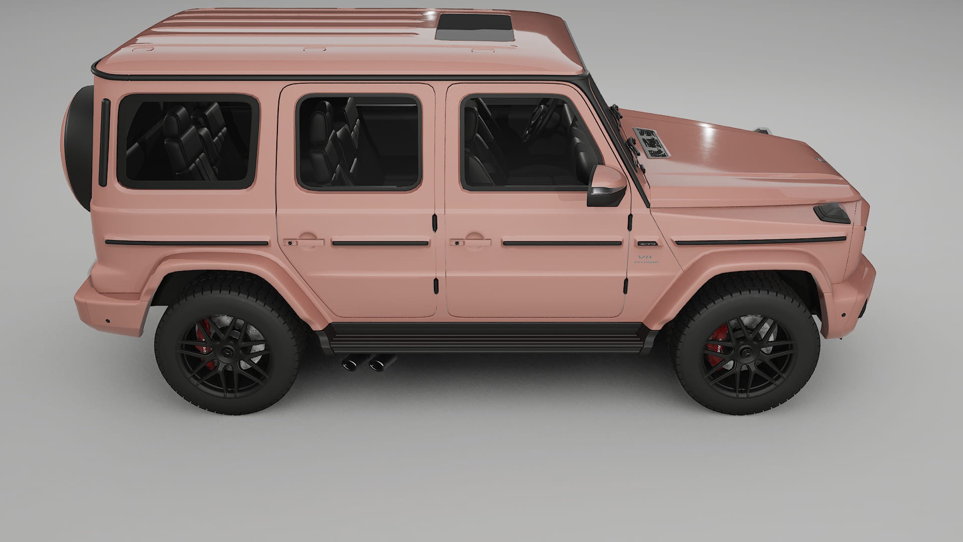 Mercedes G63 AMG W463A TPU Lackschutzfolie | BLUSH Farbwechsel PPF – Komplett-Vorgeschnittener Kit