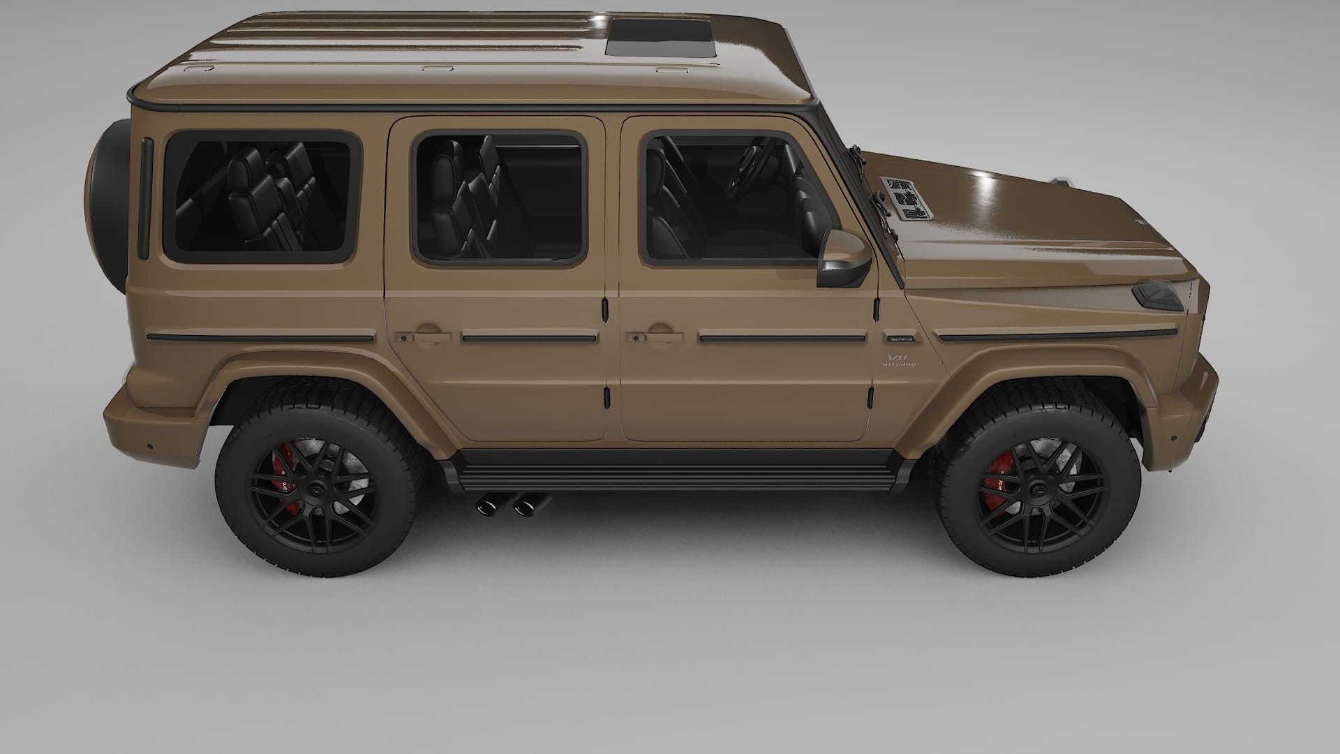 Mercedes G63 AMG W463A TPU Lackschutzfolie | SAHARA Farbwechsel PPF – Komplett-Vorgeschnittener Kit