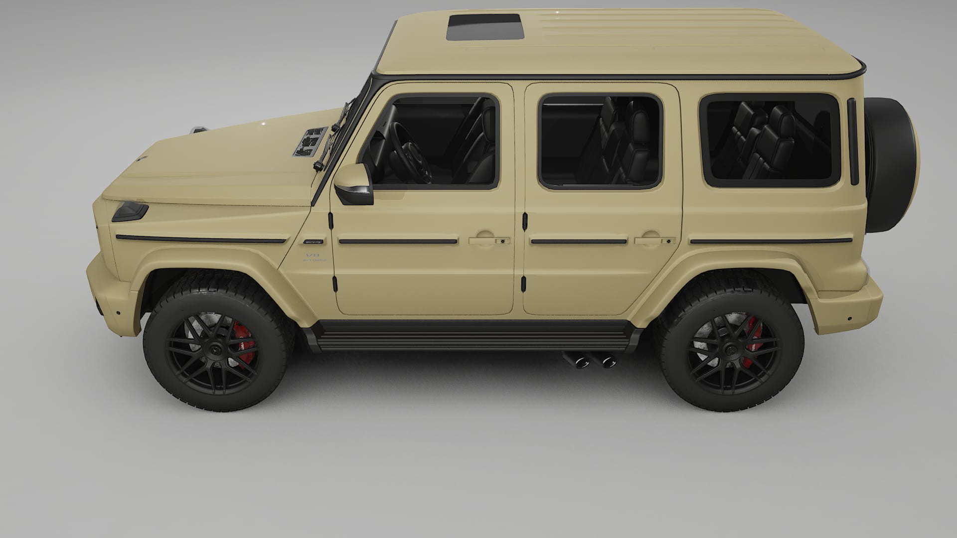 Mercedes G63 AMG W463A TPU Lackschutzfolie | SAND Farbwechsel PPF – Komplett-Vorgeschnittener Kit