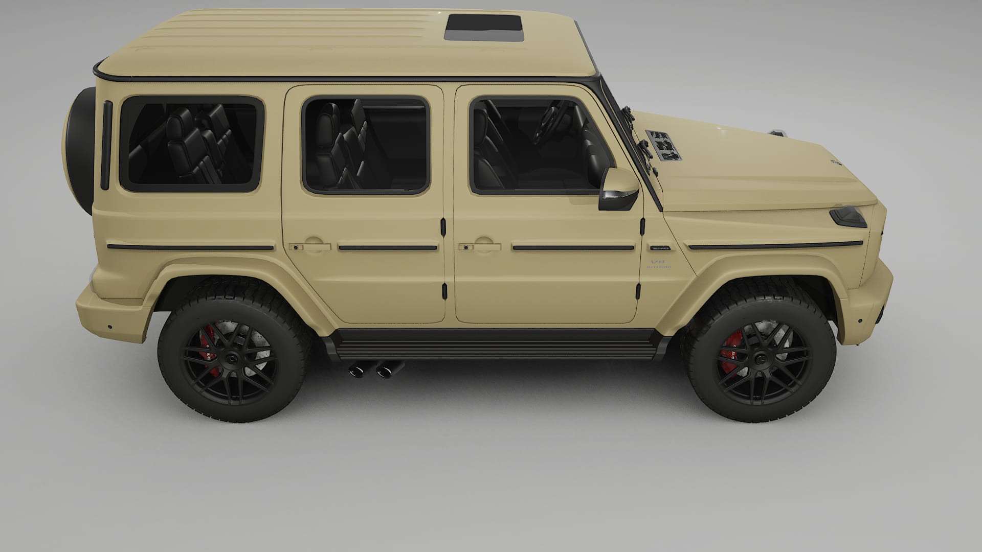 Mercedes G63 AMG W463A TPU Lackschutzfolie | SAND Farbwechsel PPF – Komplett-Vorgeschnittener Kit