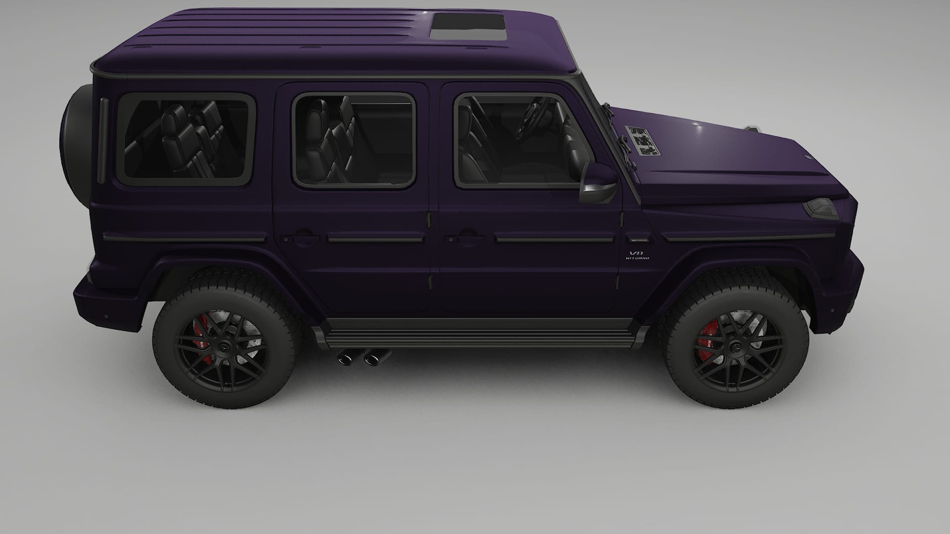 Mercedes G63 AMG W463A TPU Lackschutzfolie | VIOLET Farbwechsel PPF – Komplett-Vorgeschnittener Kit