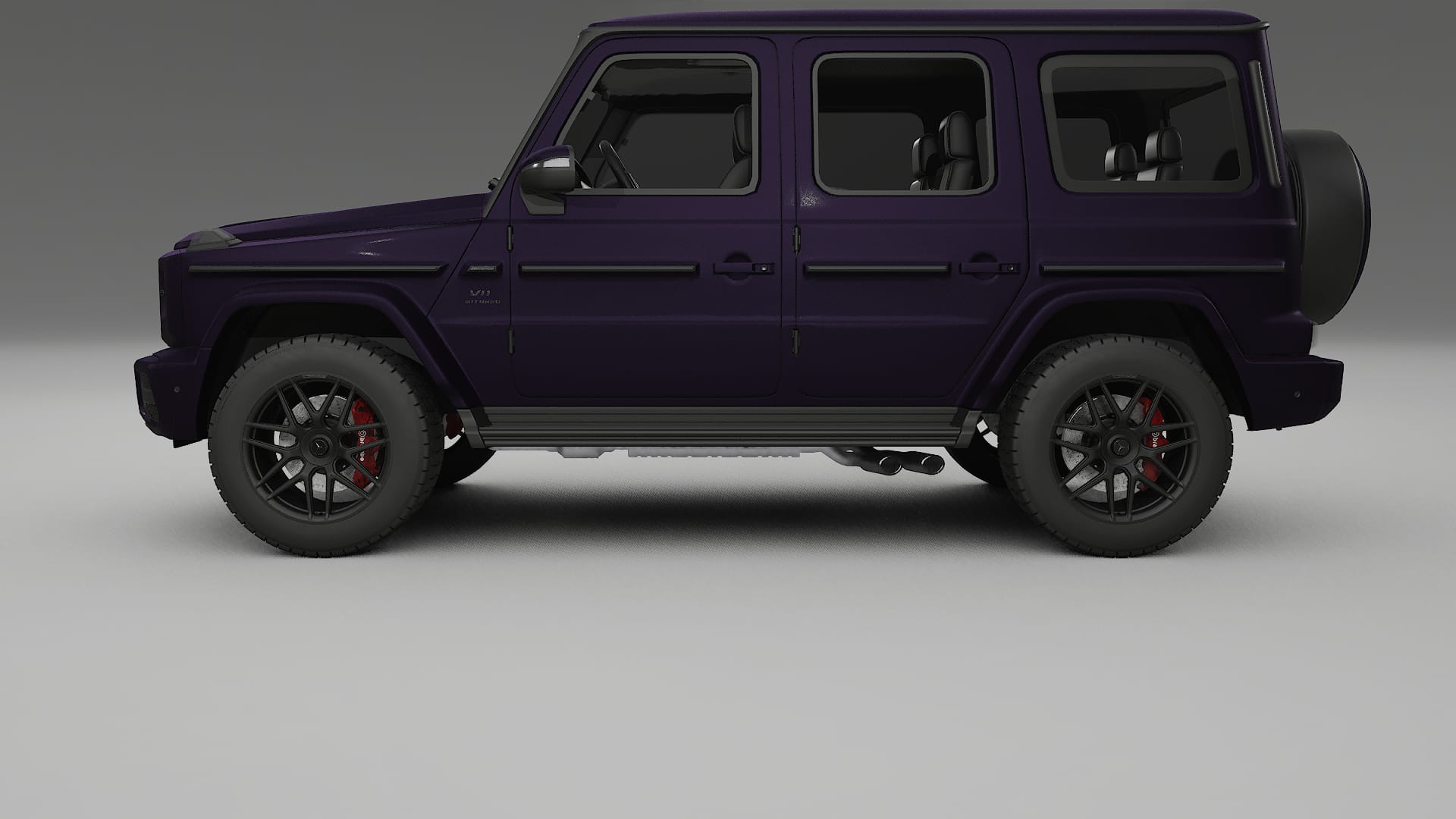 Mercedes G63 AMG W463A TPU Lackschutzfolie | VIOLET Farbwechsel PPF – Komplett-Vorgeschnittener Kit
