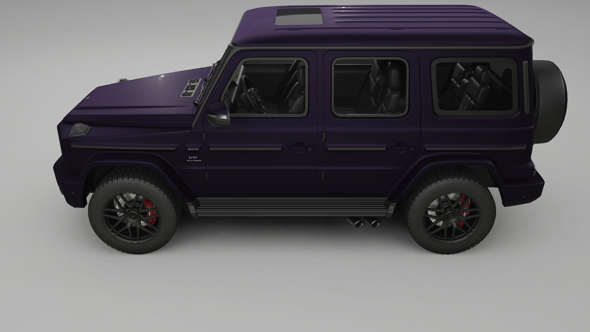 Mercedes G63 AMG W463A TPU Lackschutzfolie | VIOLET Farbwechsel PPF – Komplett-Vorgeschnittener Kit