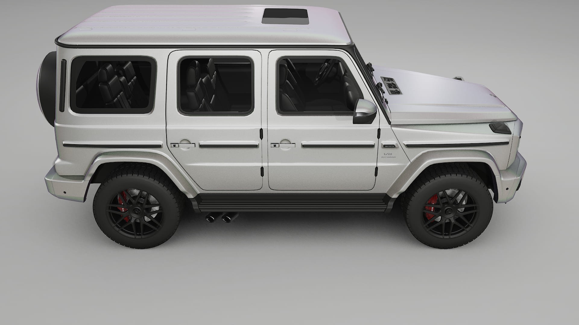 Mercedes G63 AMG W463A TPU Lackschutzfolie | NEBULA Farbwechsel PPF – Komplett-Vorgeschnittener Kit