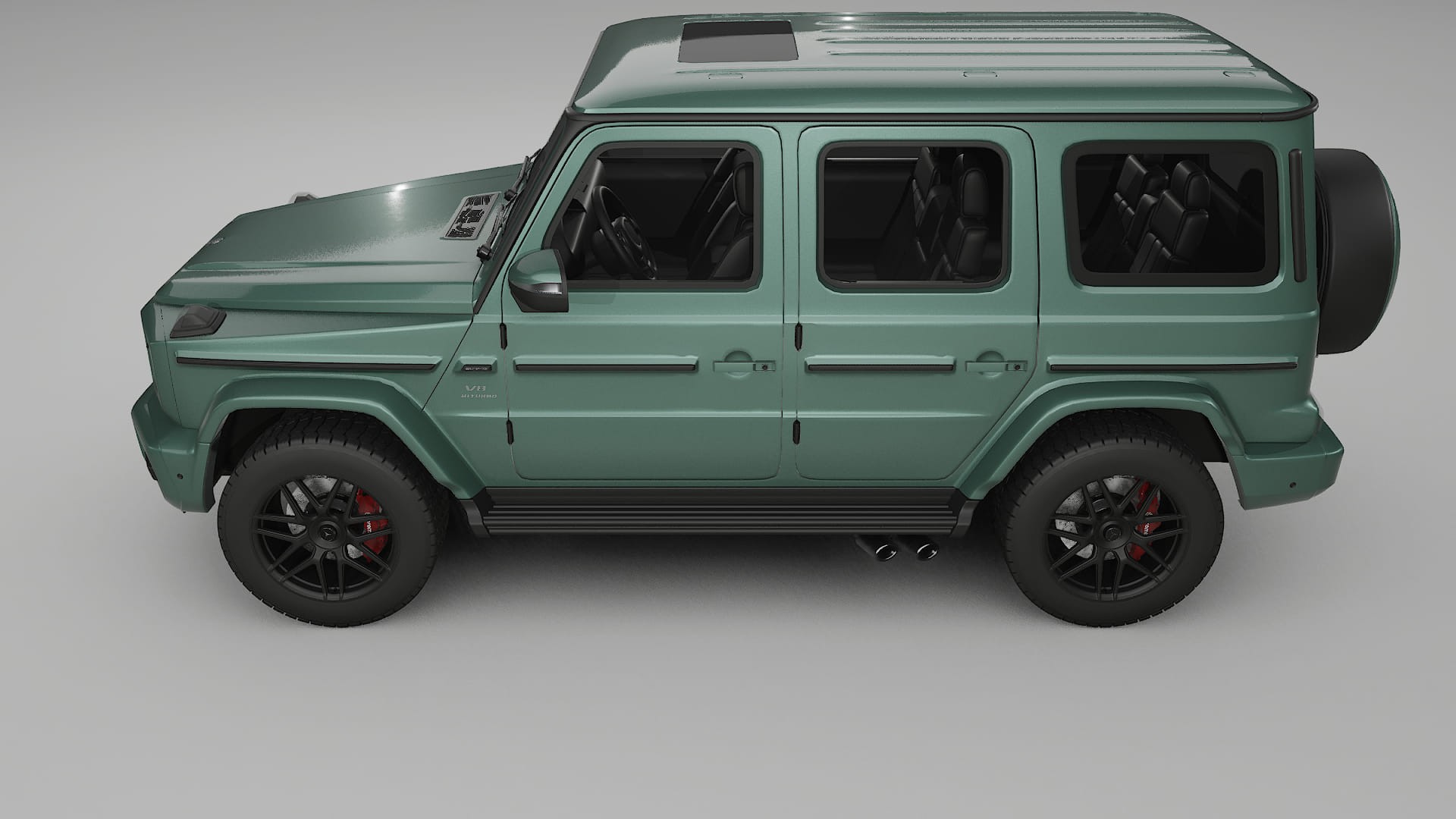 Mercedes G63 AMG W463A TPU Lackschutzfolie | EVERGREEN Farbwechsel PPF – Komplett-Vorgeschnittener Kit