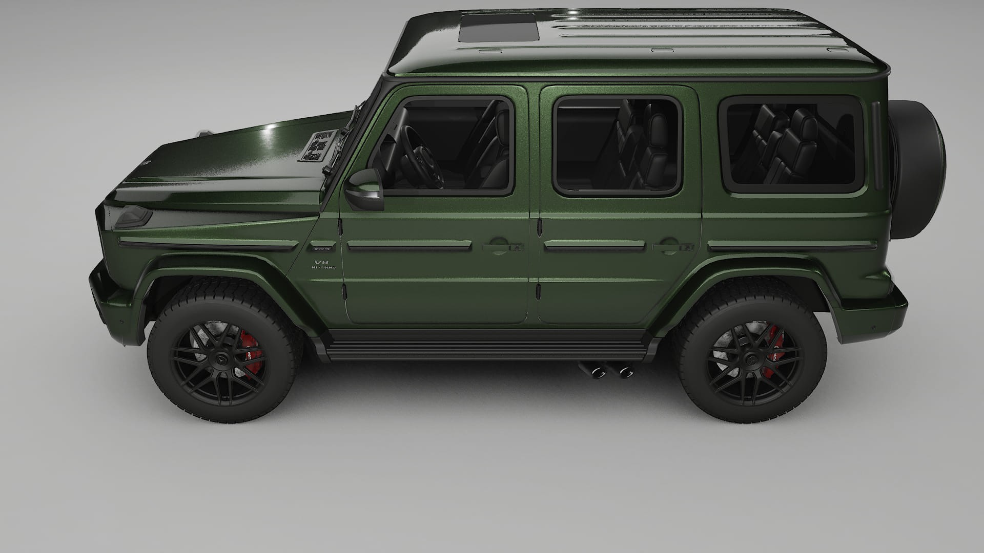 Mercedes G63 AMG W463A TPU Lackschutzfolie | LAGOON Farbwechsel PPF – Komplett-Vorgeschnittener Kit