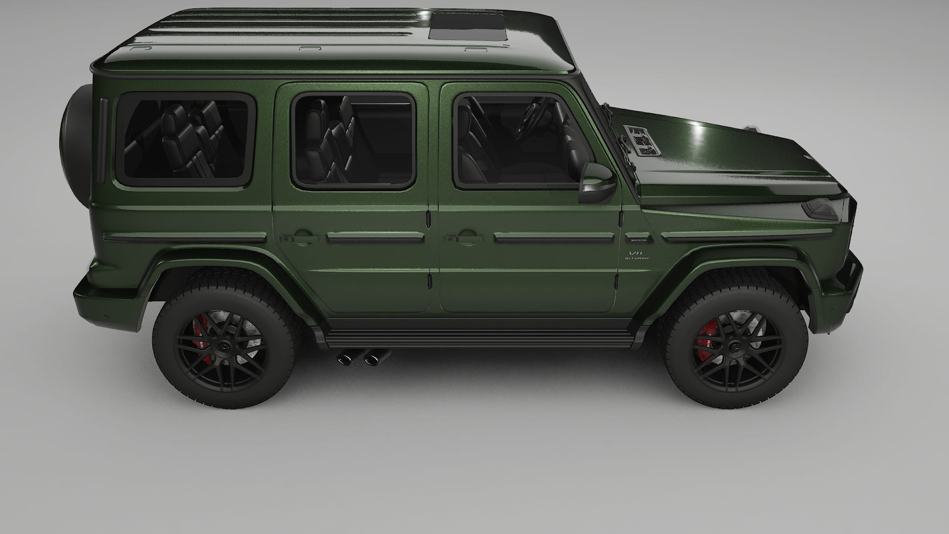 Mercedes G63 AMG W463A TPU Lackschutzfolie | LAGOON Farbwechsel PPF – Komplett-Vorgeschnittener Kit