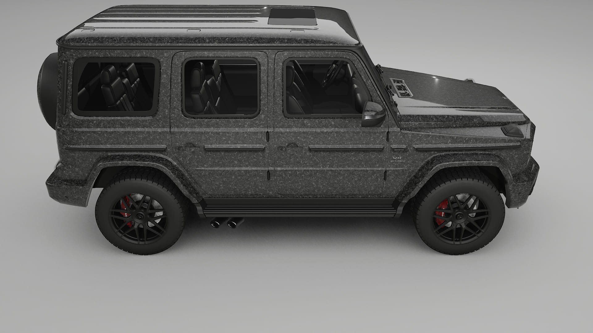 Mercedes G63 AMG W463A TPU Lackschutzfolie | FORGED S Farbwechsel PPF – Komplett-Vorgeschnittener Kit