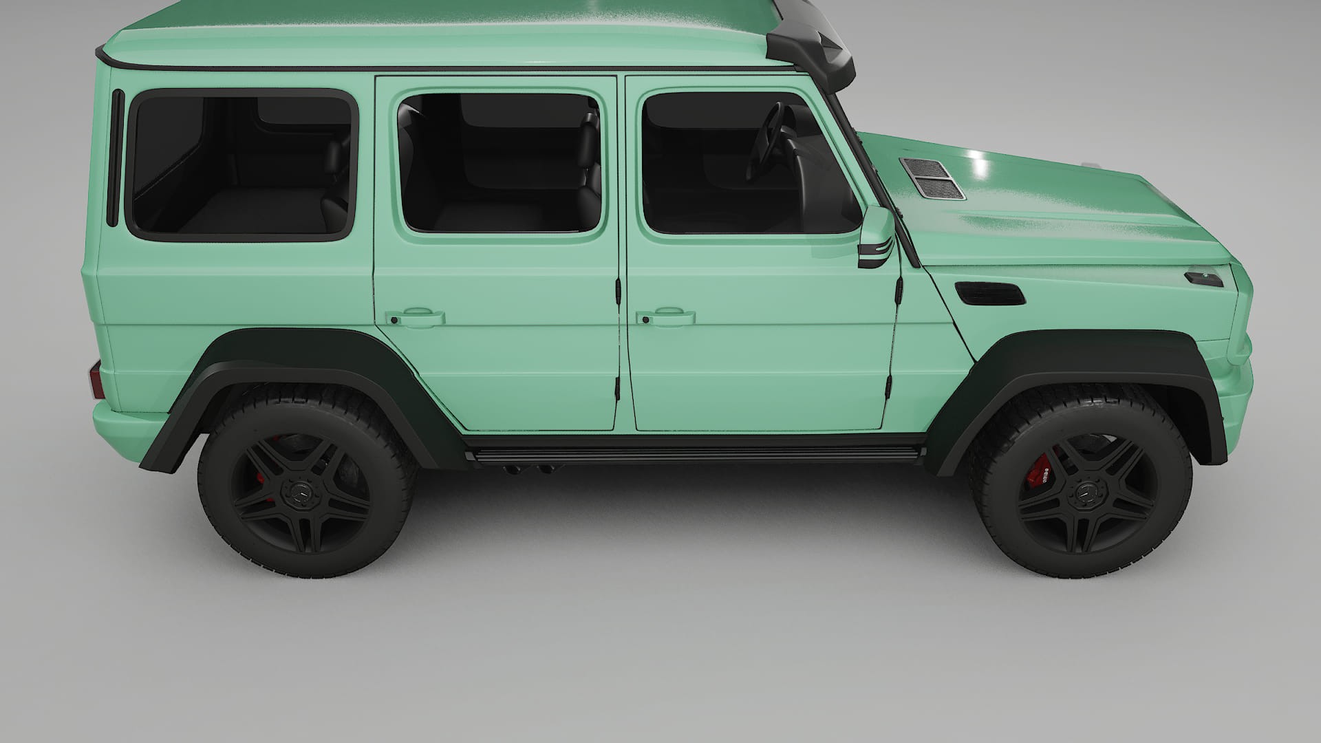 Mercedes G class 4x4 W463 TPU Lackschutzfolie | DUSTY Farbwechsel PPF – Komplett-Vorgeschnittener Kit