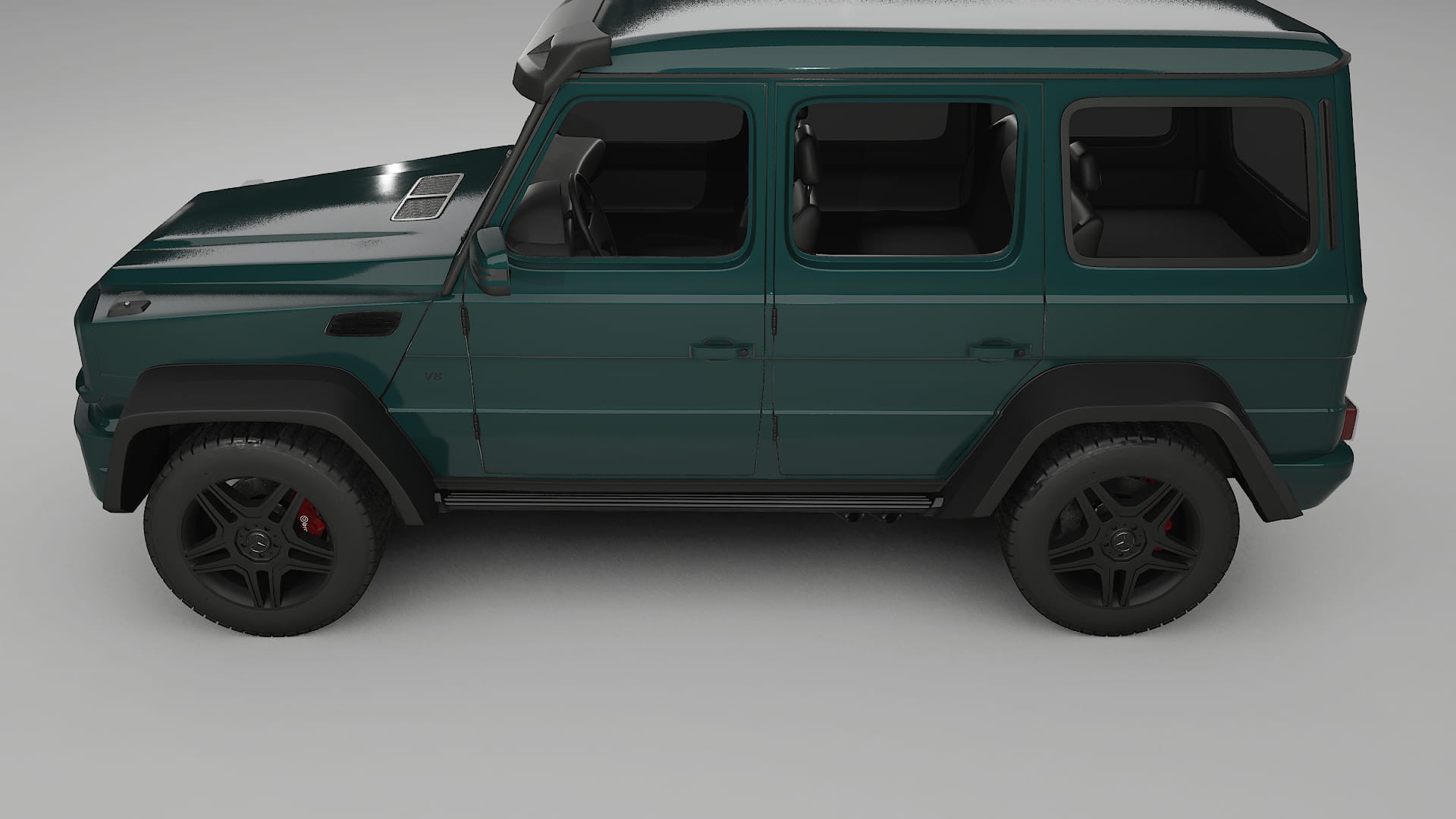 Mercedes G class 4x4 W463 TPU Lackschutzfolie | INFERNO Farbwechsel PPF – Komplett-Vorgeschnittener Kit
