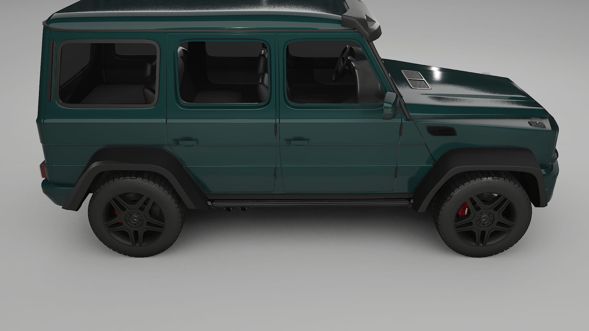 Mercedes G class 4x4 W463 TPU Lackschutzfolie | INFERNO Farbwechsel PPF – Komplett-Vorgeschnittener Kit