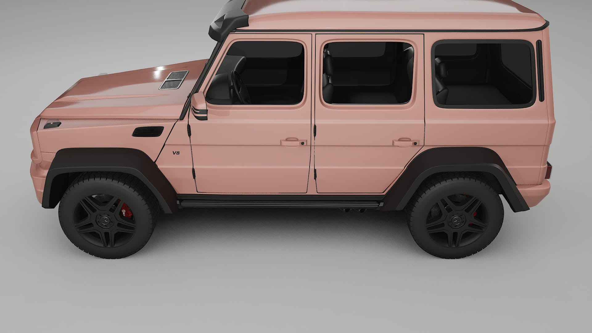 Mercedes G class 4x4 W463 TPU Lackschutzfolie | BLUSH Farbwechsel PPF – Komplett-Vorgeschnittener Kit