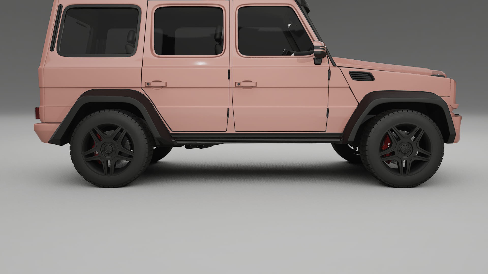 Mercedes G class 4x4 W463 TPU Lackschutzfolie | BLUSH Farbwechsel PPF – Komplett-Vorgeschnittener Kit