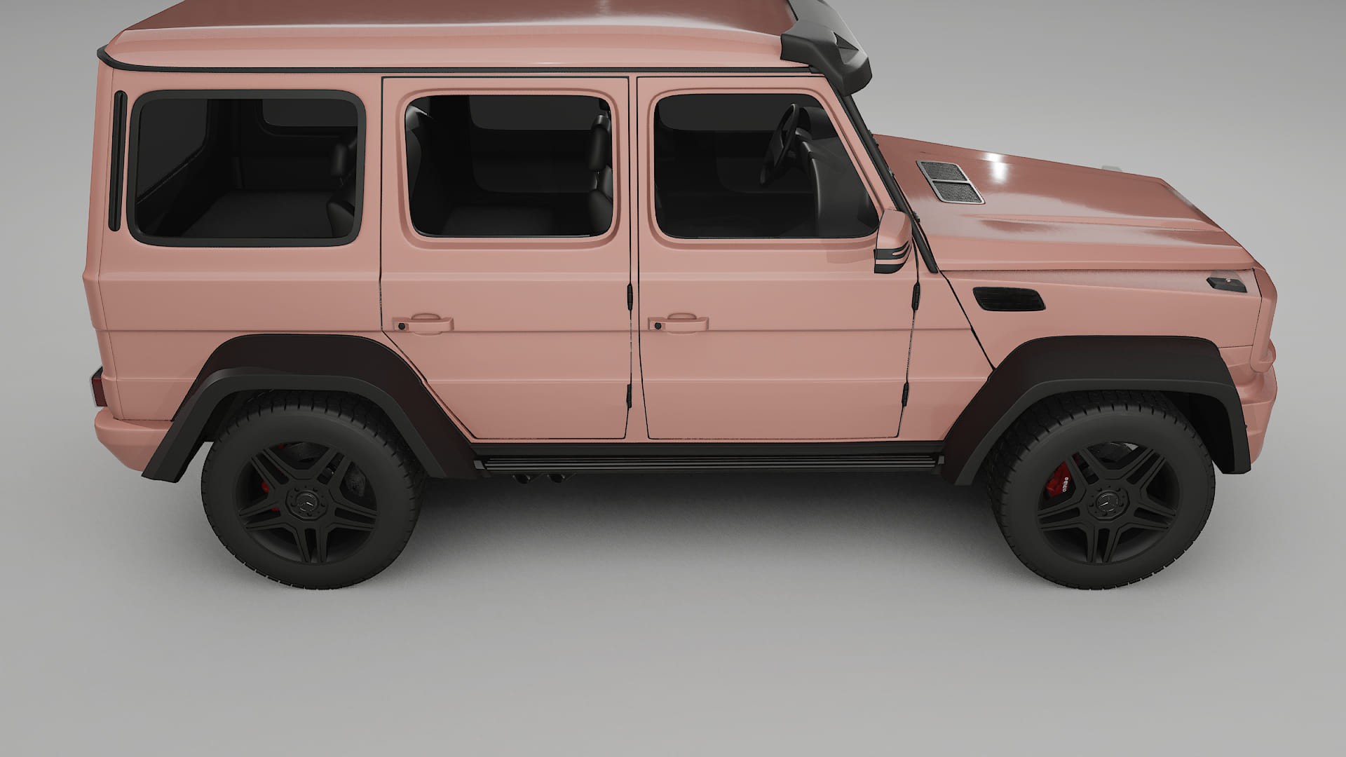 Mercedes G class 4x4 W463 TPU Lackschutzfolie | BLUSH Farbwechsel PPF – Komplett-Vorgeschnittener Kit