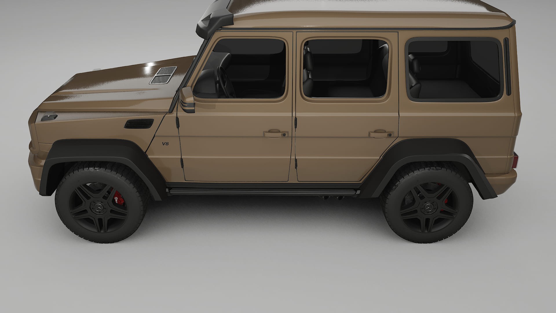 Mercedes G class 4x4 W463 TPU Lackschutzfolie | SAHARA Farbwechsel PPF – Komplett-Vorgeschnittener Kit