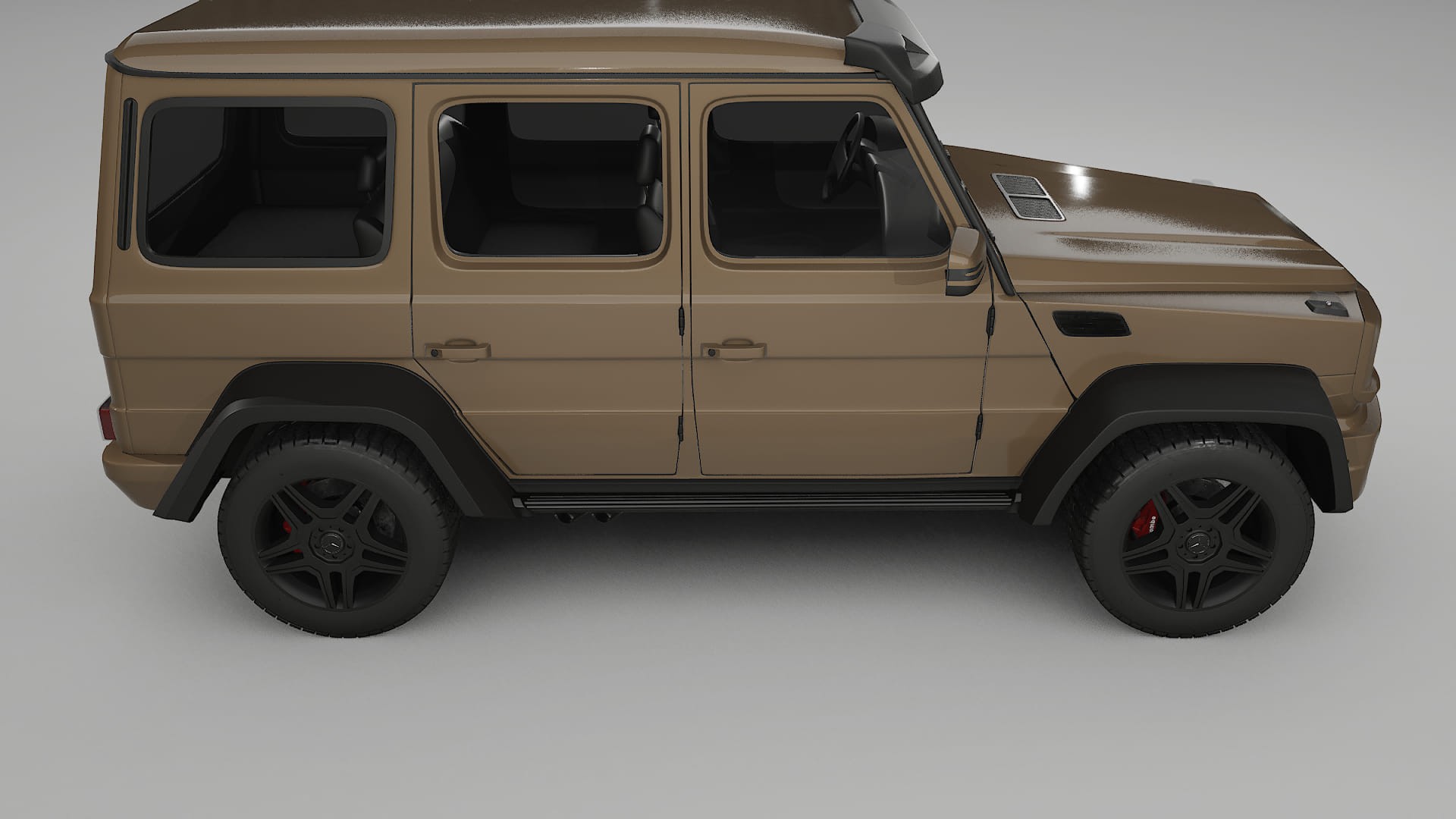 Mercedes G class 4x4 W463 TPU Lackschutzfolie | SAHARA Farbwechsel PPF – Komplett-Vorgeschnittener Kit