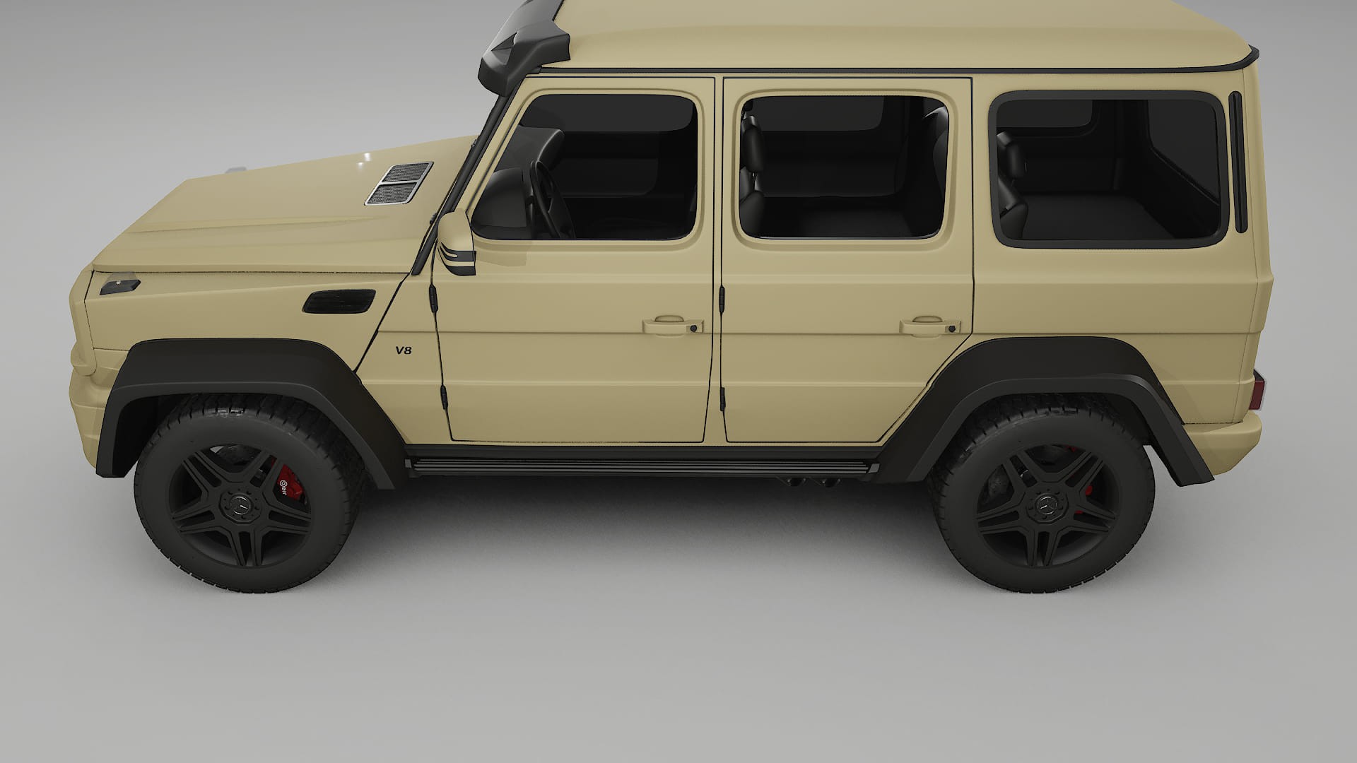 Mercedes G class 4x4 W463 TPU Lackschutzfolie | SAND Farbwechsel PPF – Komplett-Vorgeschnittener Kit