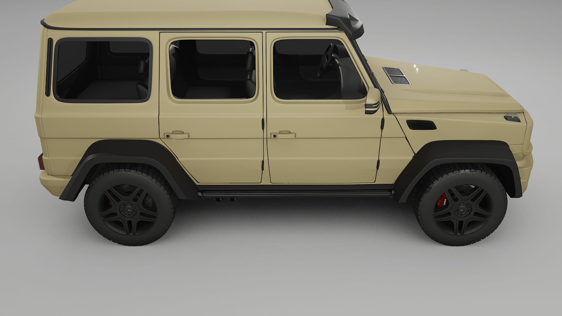 Mercedes G class 4x4 W463 TPU Lackschutzfolie | SAND Farbwechsel PPF – Komplett-Vorgeschnittener Kit