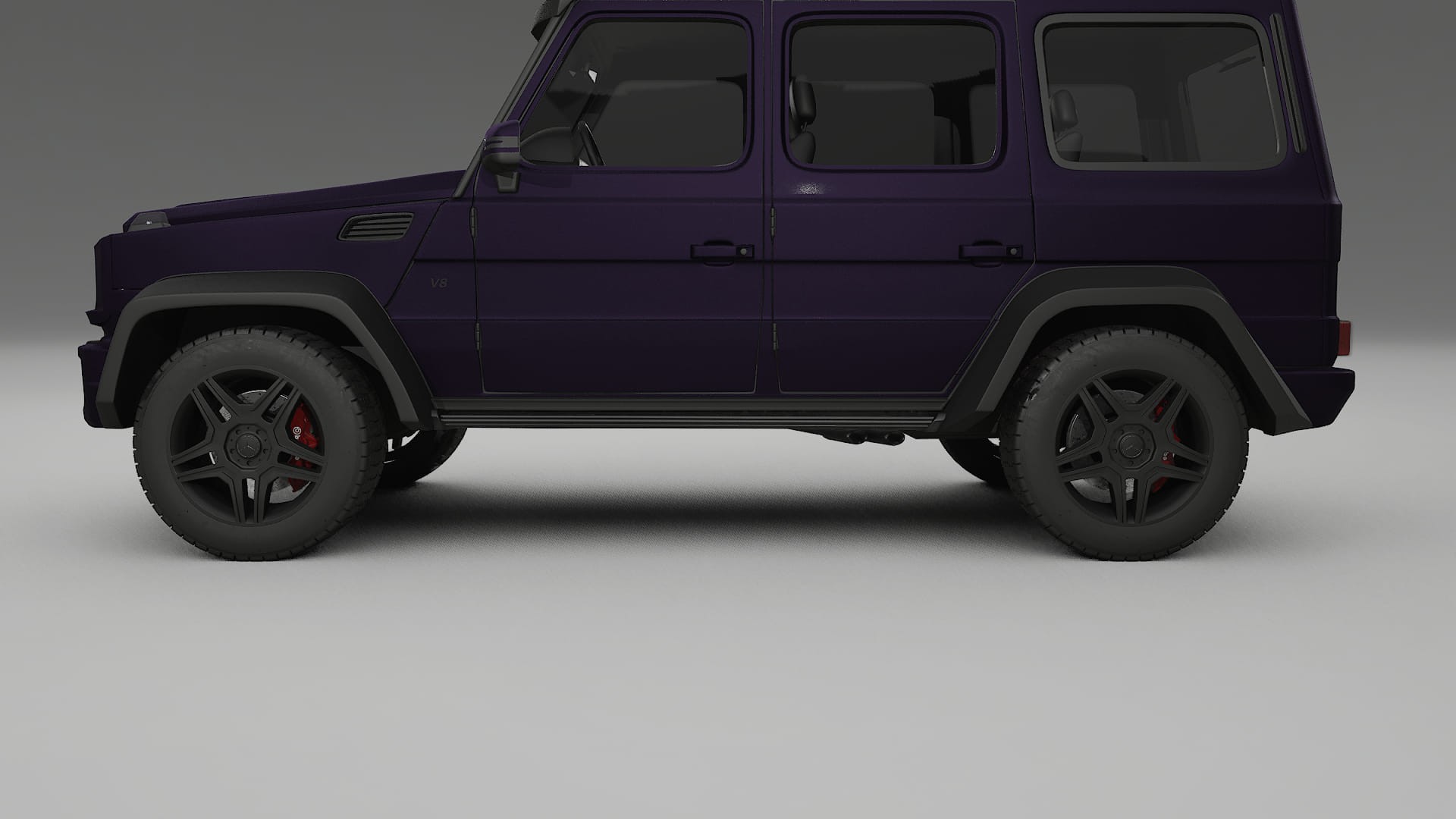 Mercedes G class 4x4 W463 TPU Lackschutzfolie | VIOLET Farbwechsel PPF – Komplett-Vorgeschnittener Kit