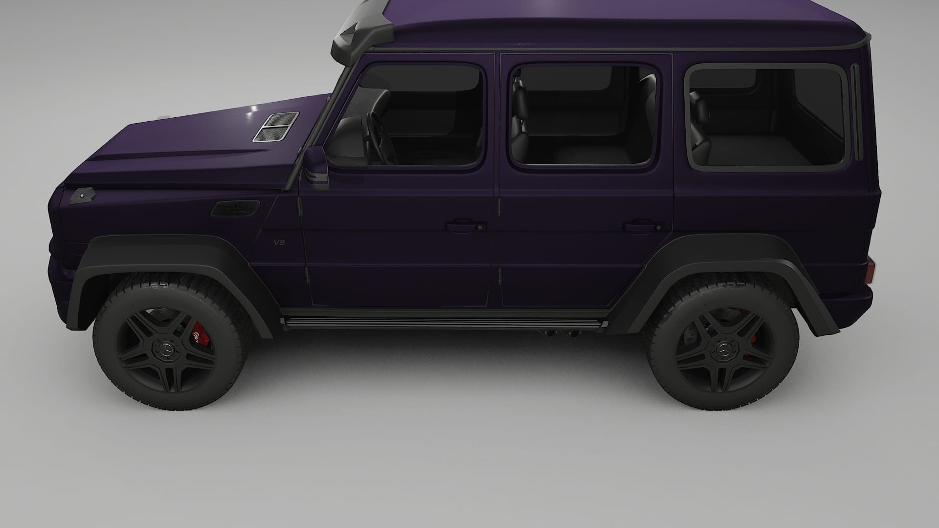 Mercedes G class 4x4 W463 TPU Lackschutzfolie | VIOLET Farbwechsel PPF – Komplett-Vorgeschnittener Kit