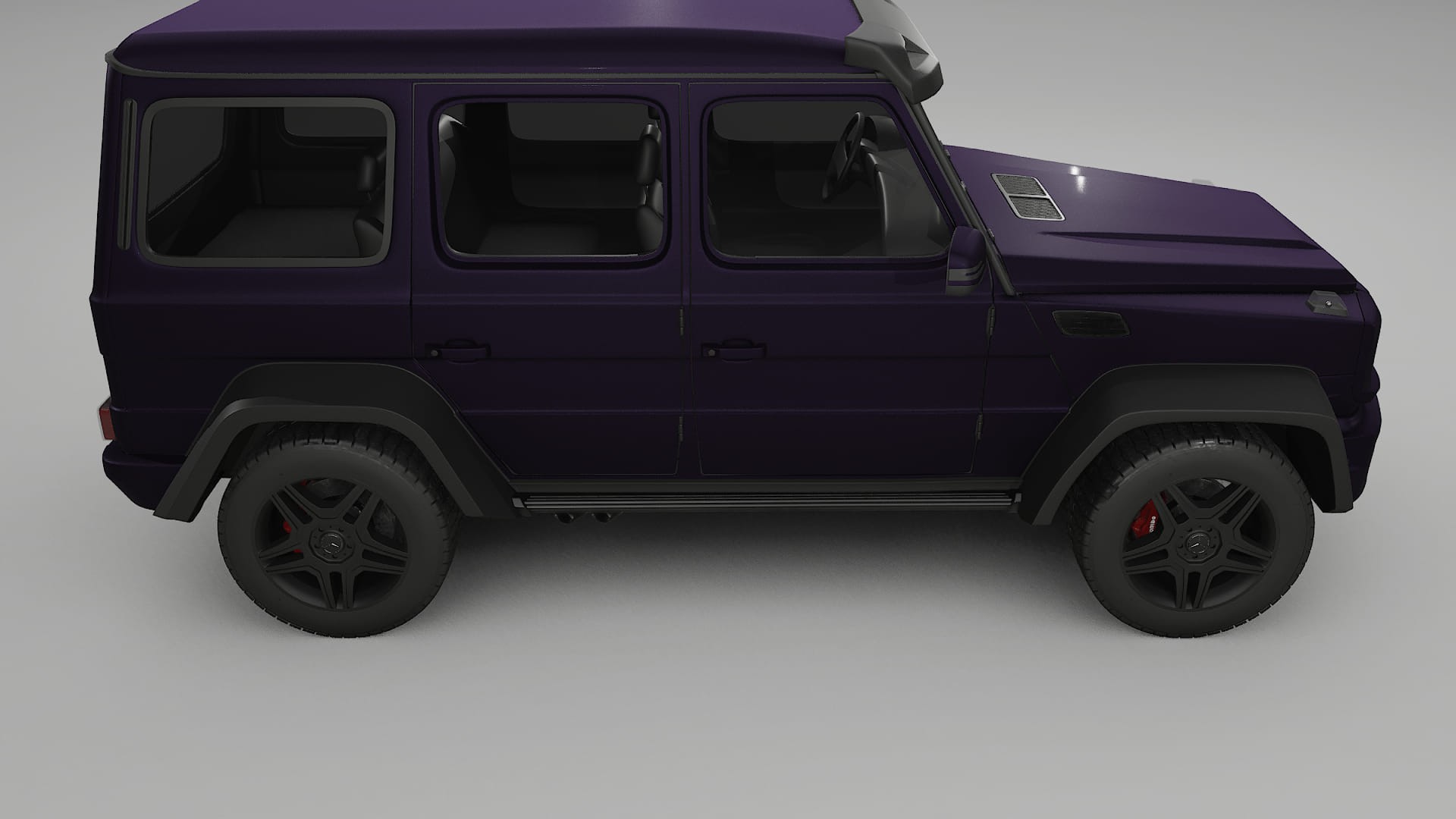 Mercedes G class 4x4 W463 TPU Lackschutzfolie | VIOLET Farbwechsel PPF – Komplett-Vorgeschnittener Kit