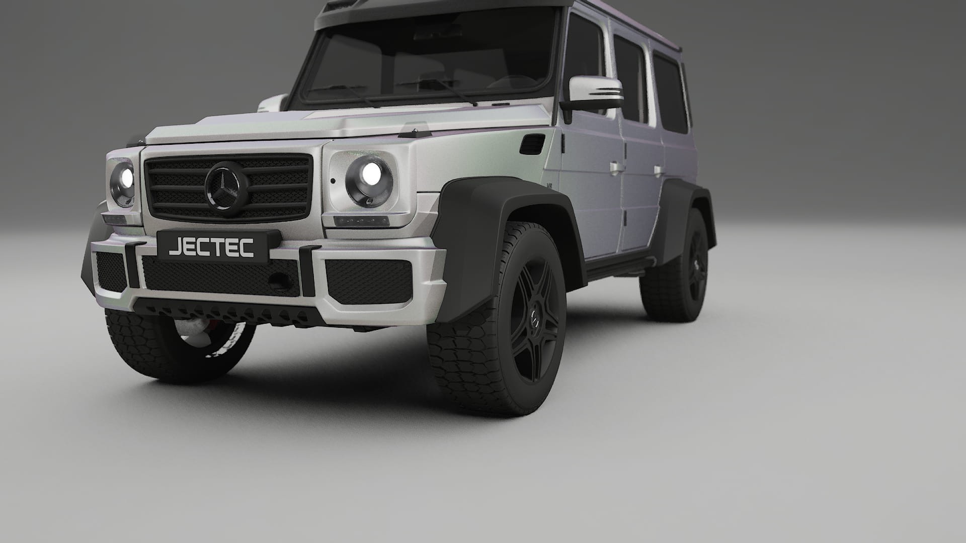 Mercedes G class 4x4 W463 TPU Lackschutzfolie | NEBULA Farbwechsel PPF – Komplett-Vorgeschnittener Kit