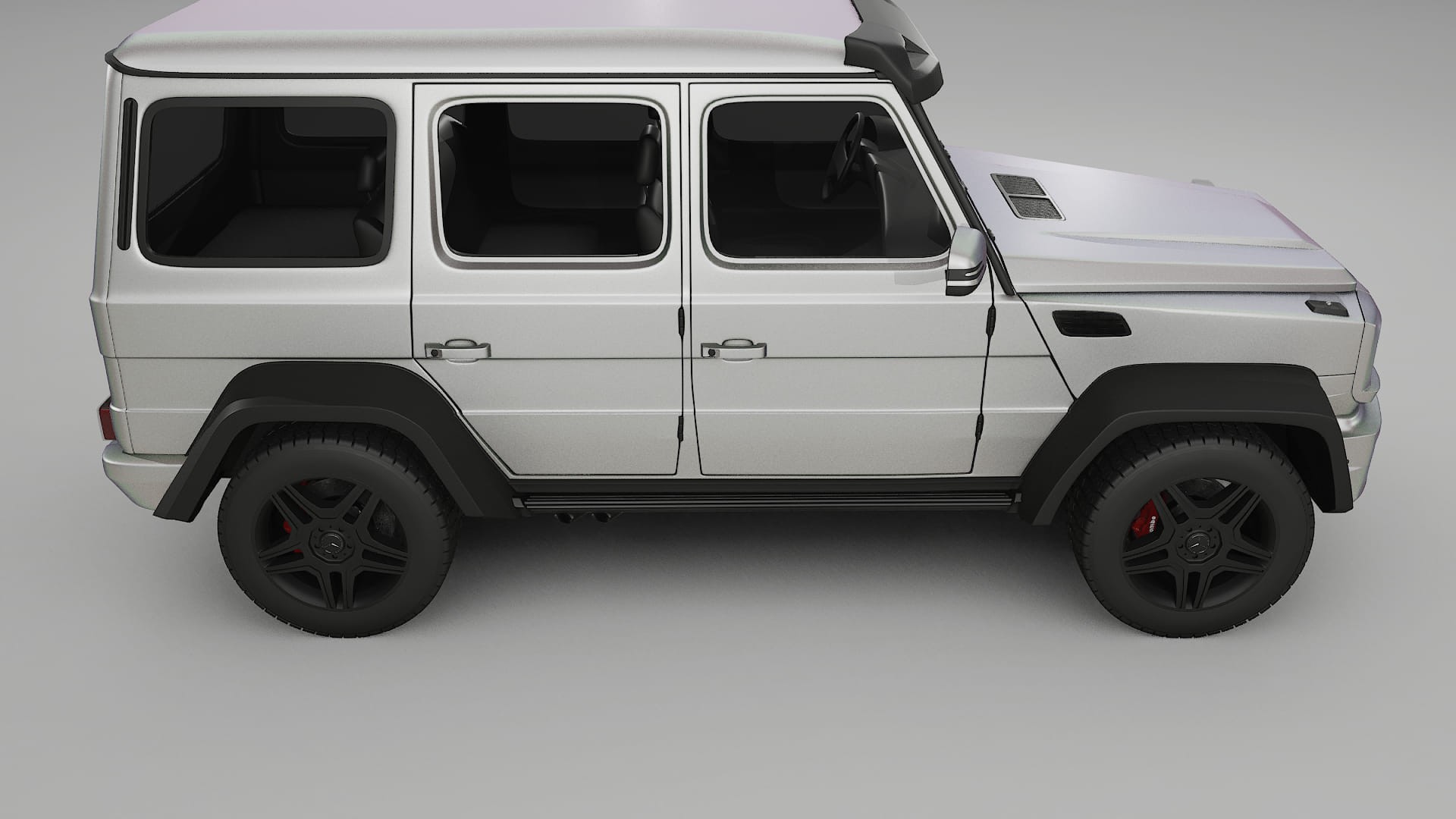 Mercedes G class 4x4 W463 TPU Lackschutzfolie | NEBULA Farbwechsel PPF – Komplett-Vorgeschnittener Kit