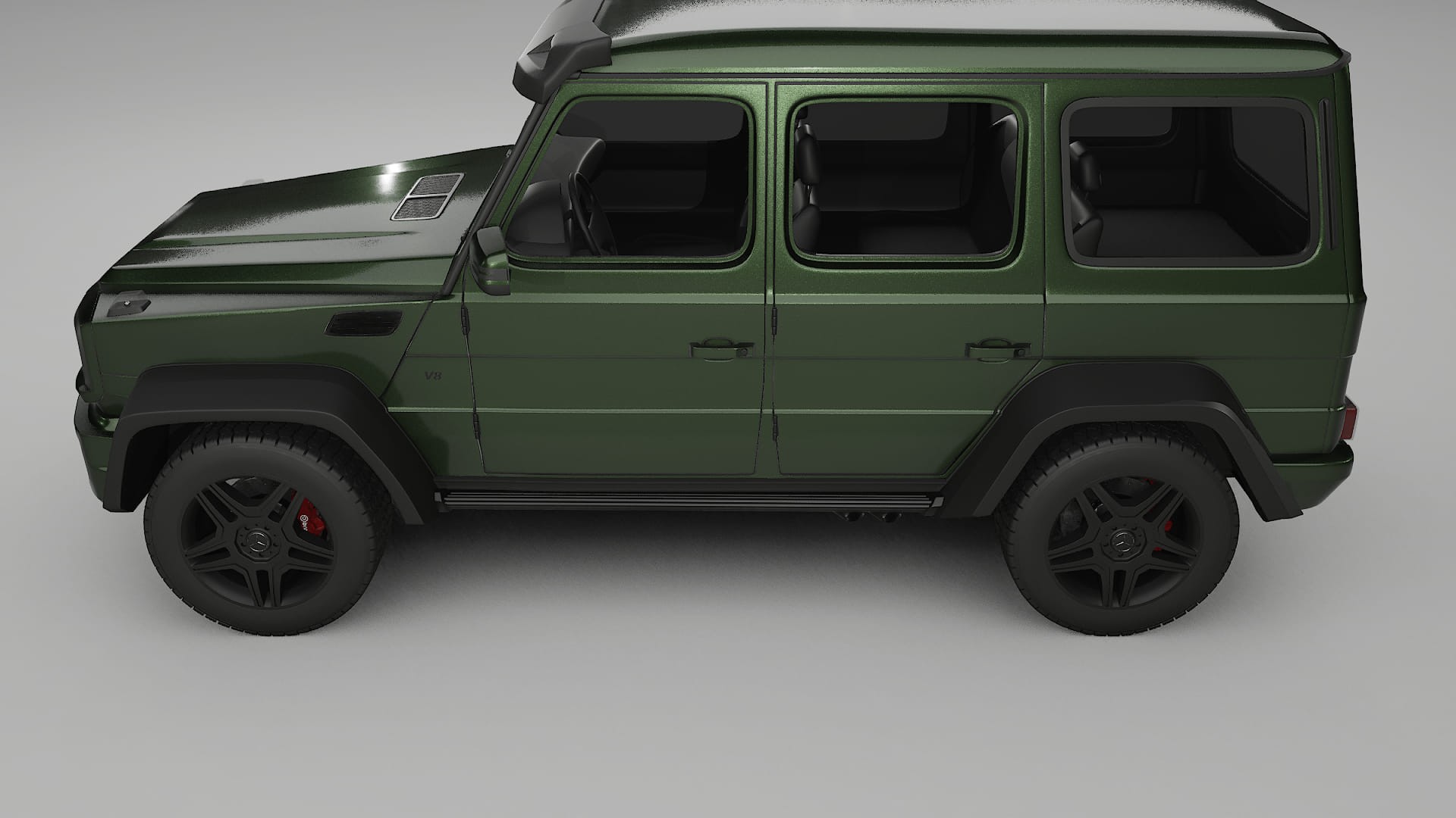 Mercedes G class 4x4 W463 TPU Lackschutzfolie | LAGOON Farbwechsel PPF – Komplett-Vorgeschnittener Kit