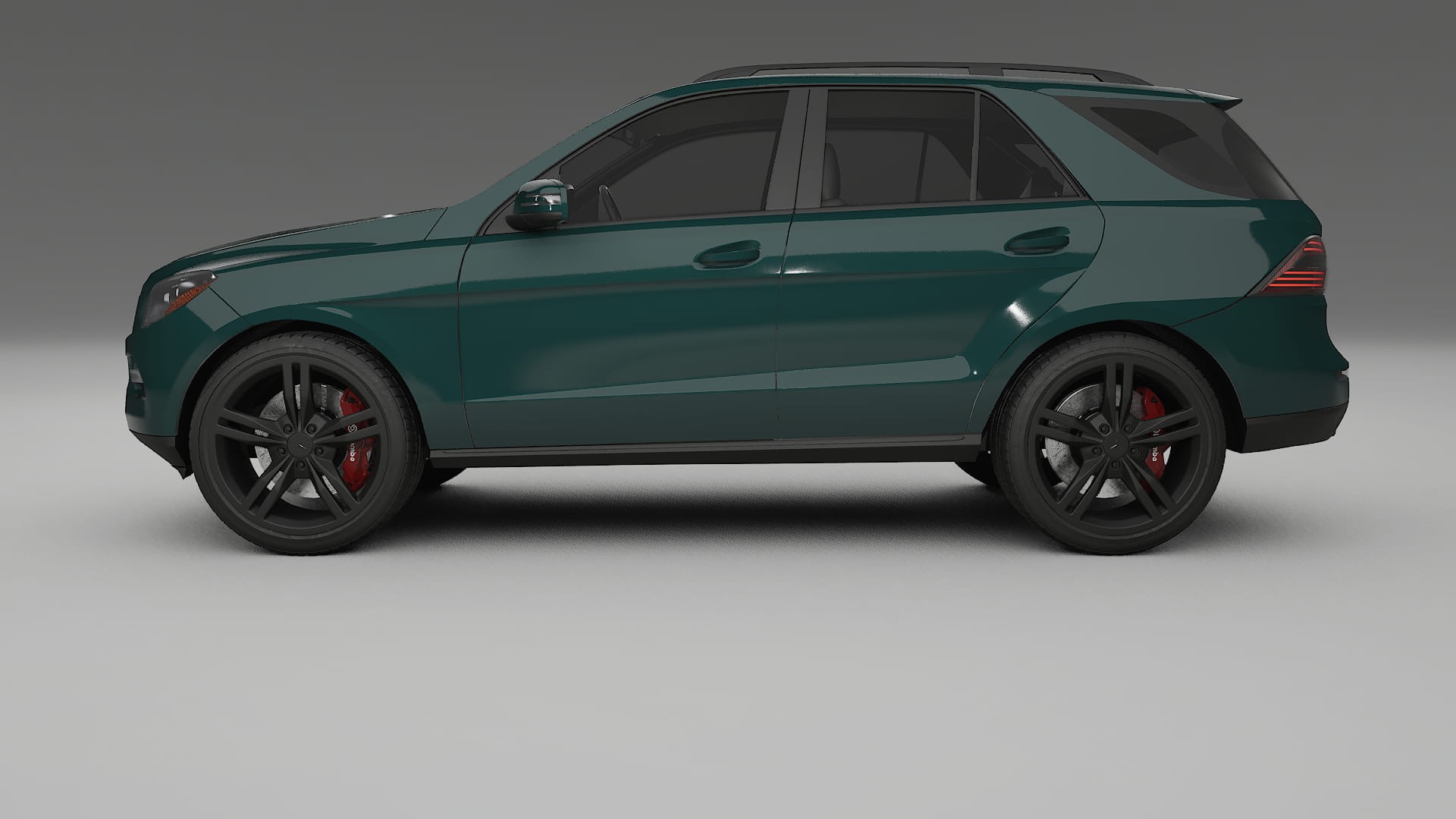 Mercedes M class W166 TPU Lackschutzfolie | INFERNO Farbwechsel PPF – Komplett-Vorgeschnittener Kit