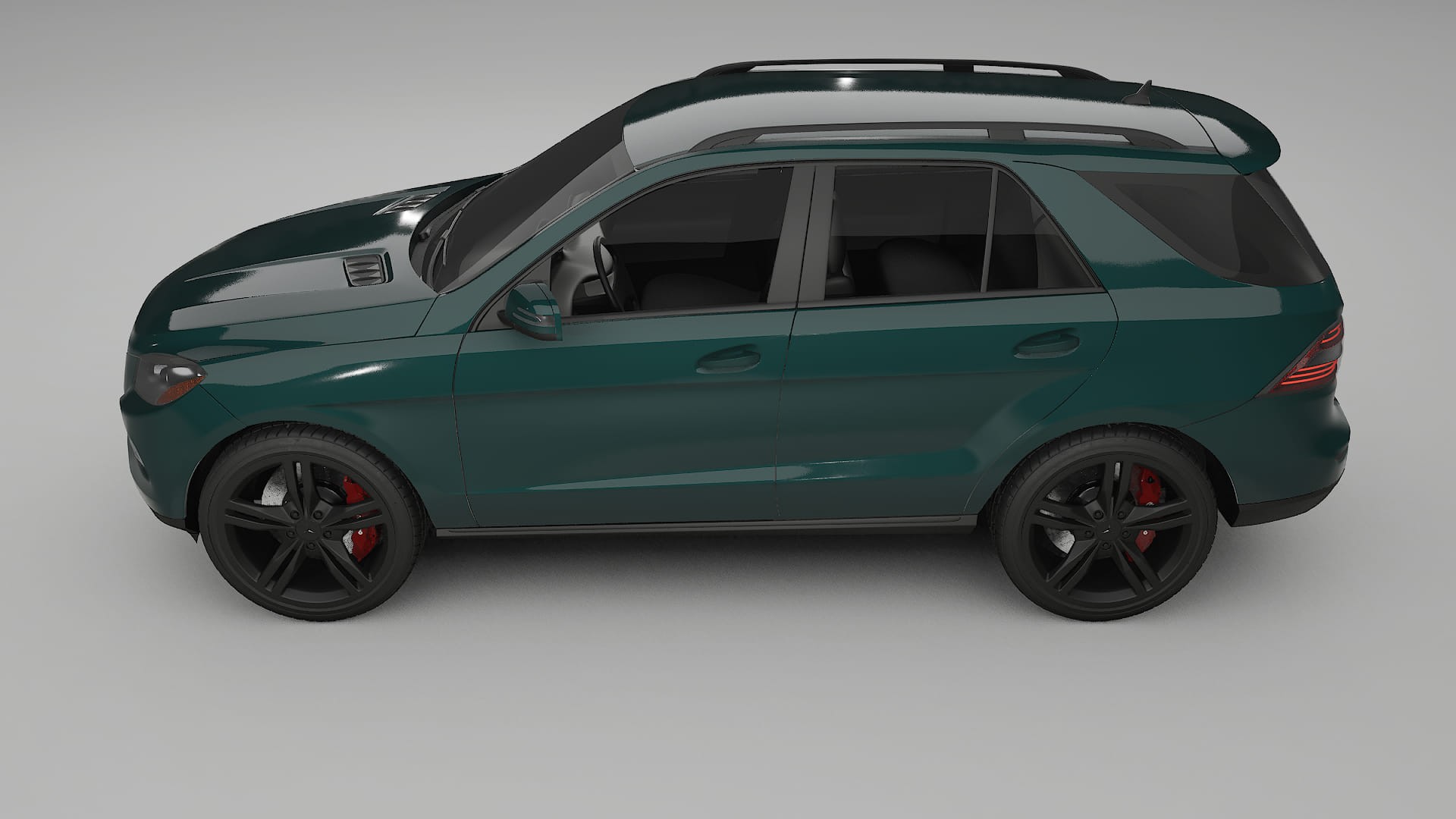 Mercedes M class W166 TPU Lackschutzfolie | INFERNO Farbwechsel PPF – Komplett-Vorgeschnittener Kit