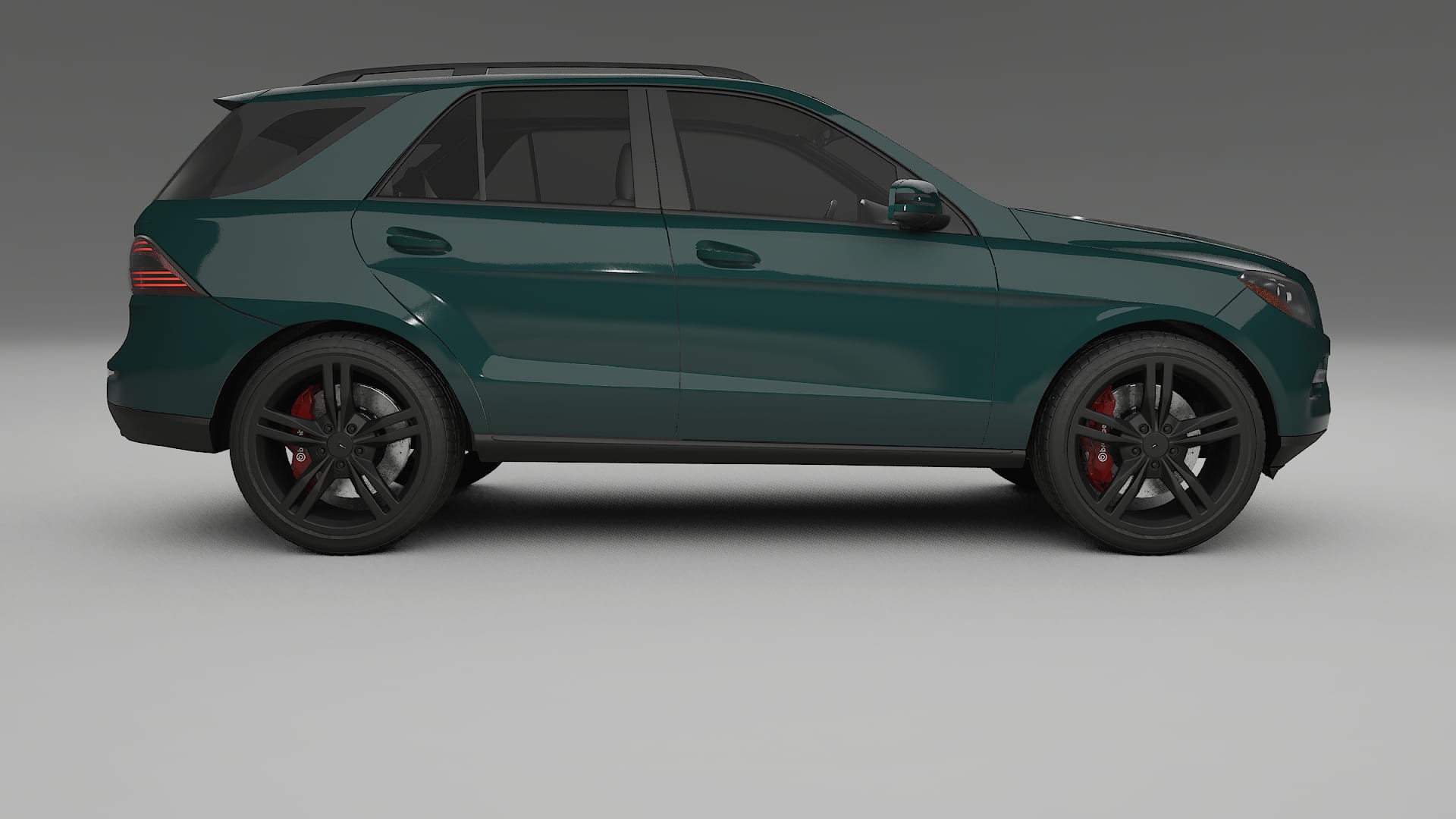 Mercedes M class W166 TPU Lackschutzfolie | INFERNO Farbwechsel PPF – Komplett-Vorgeschnittener Kit