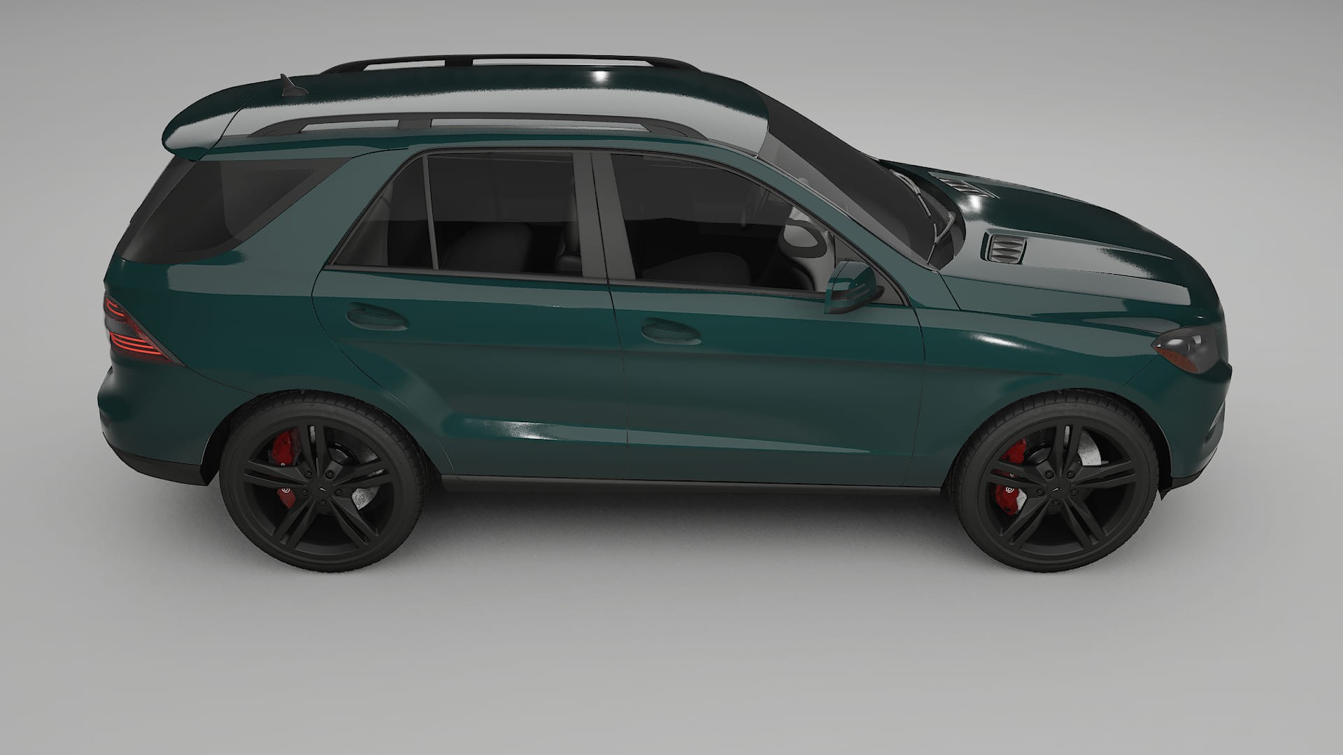 Mercedes M class W166 TPU Lackschutzfolie | INFERNO Farbwechsel PPF – Komplett-Vorgeschnittener Kit
