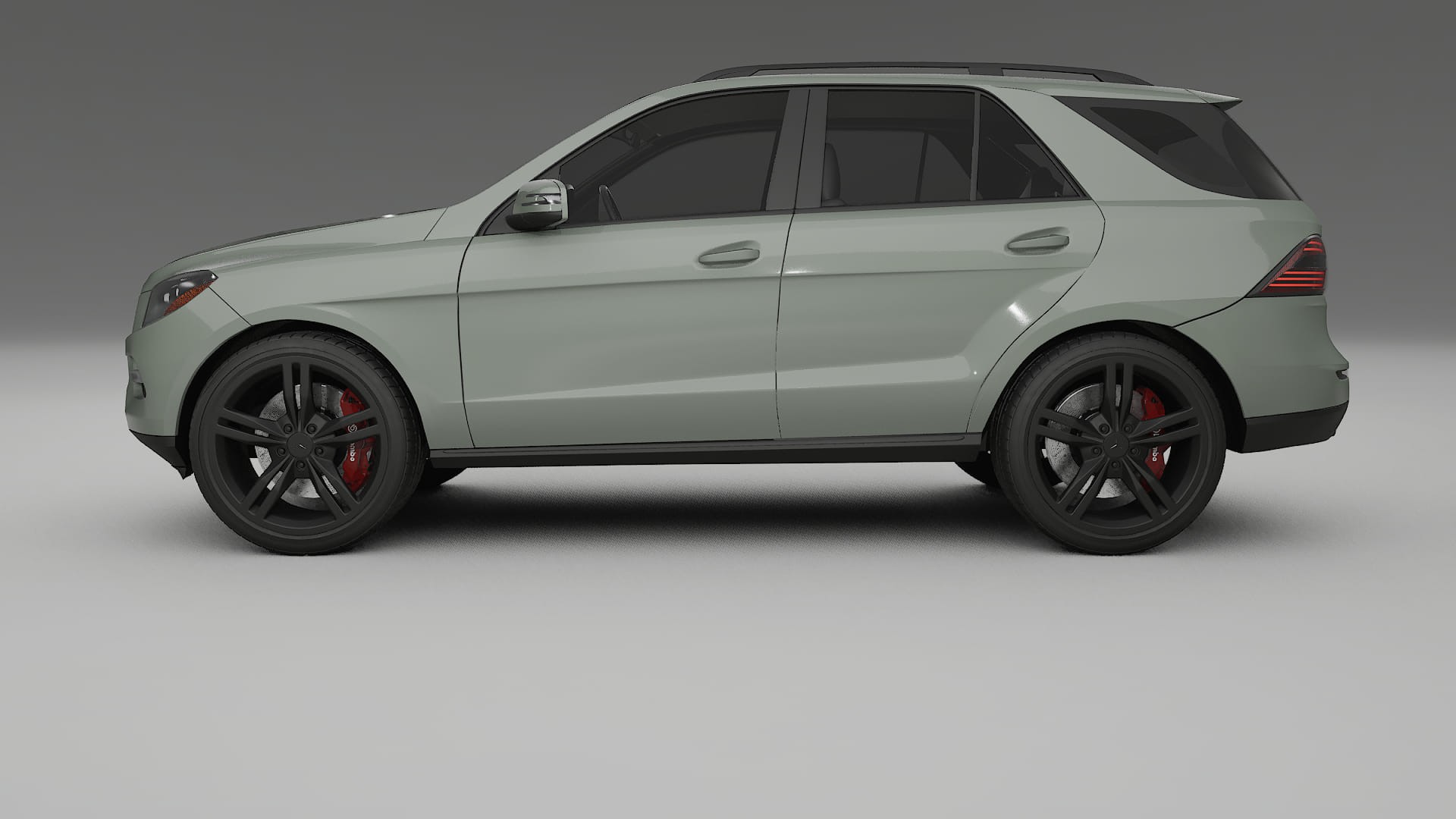 Mercedes M class W166 TPU Lackschutzfolie | SLATE Farbwechsel PPF – Komplett-Vorgeschnittener Kit