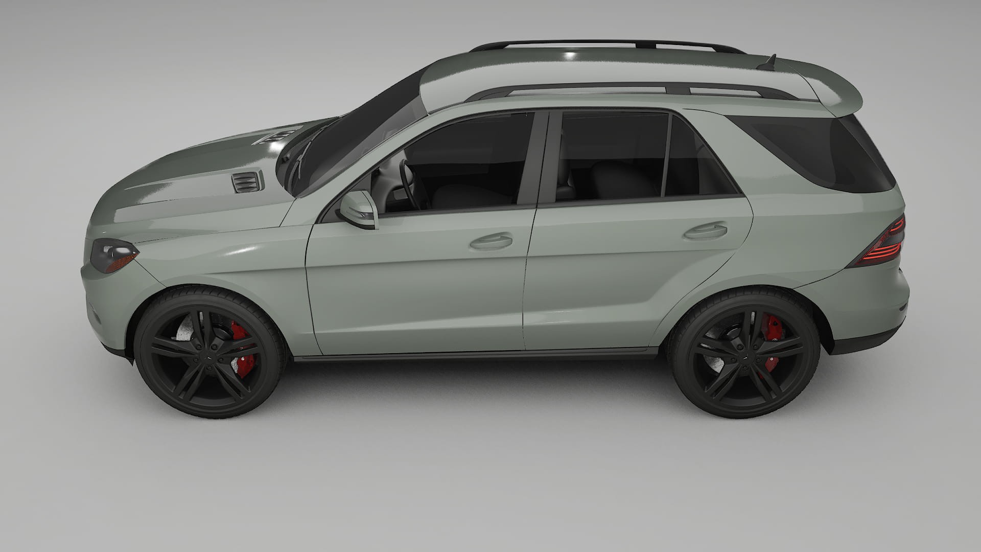 Mercedes M class W166 TPU Lackschutzfolie | SLATE Farbwechsel PPF – Komplett-Vorgeschnittener Kit