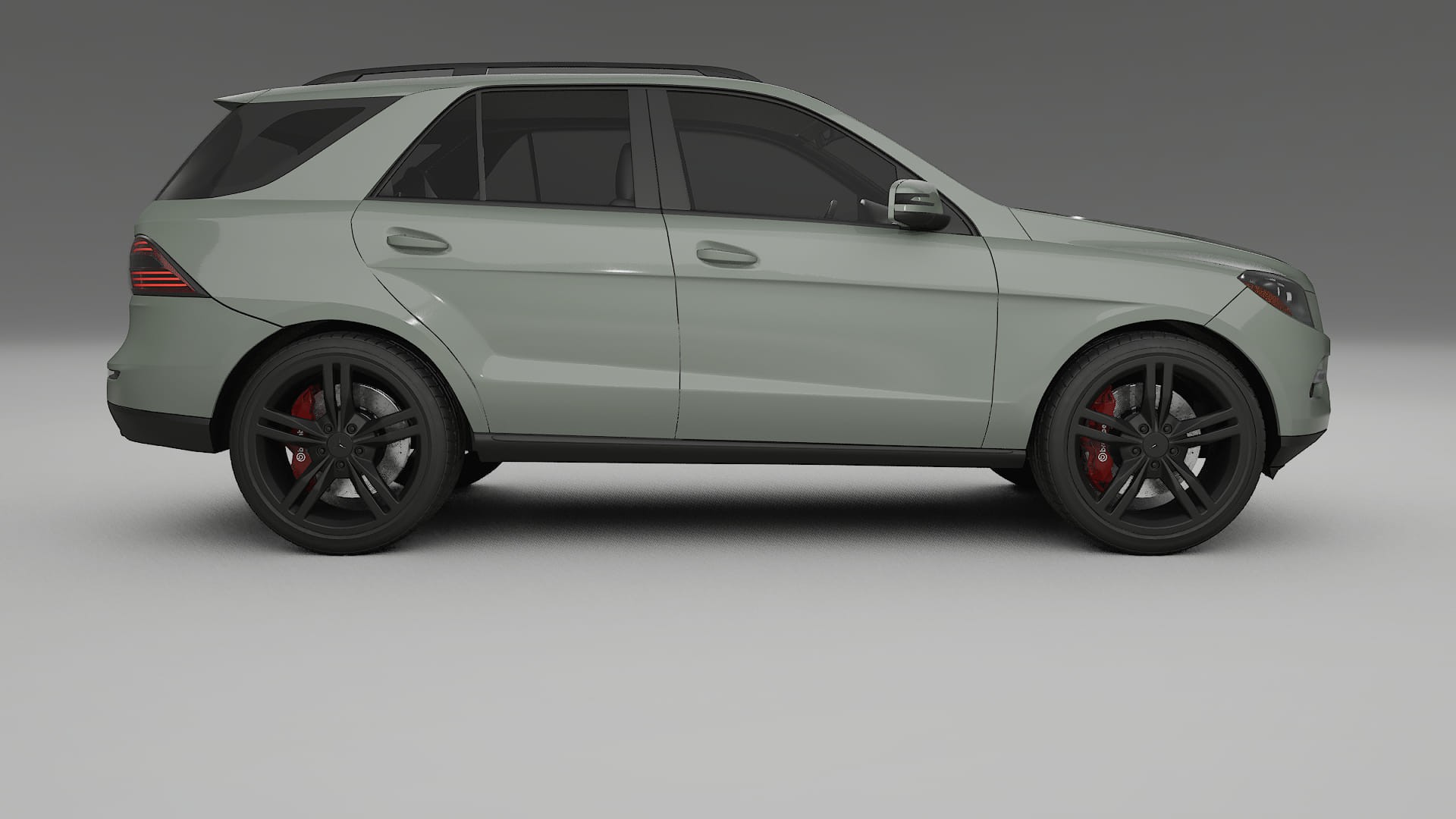 Mercedes M class W166 TPU Lackschutzfolie | SLATE Farbwechsel PPF – Komplett-Vorgeschnittener Kit