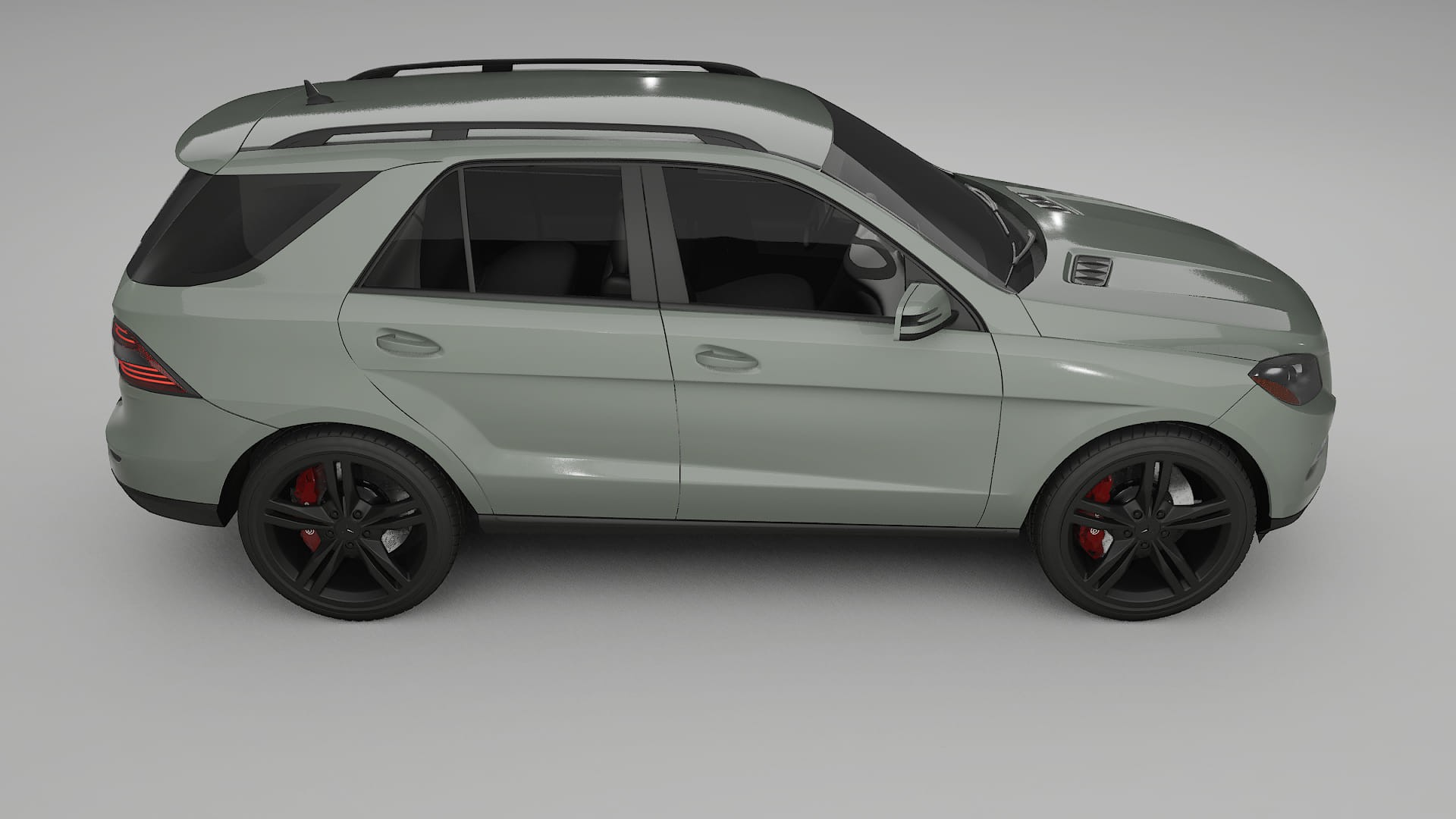 Mercedes M class W166 TPU Lackschutzfolie | SLATE Farbwechsel PPF – Komplett-Vorgeschnittener Kit