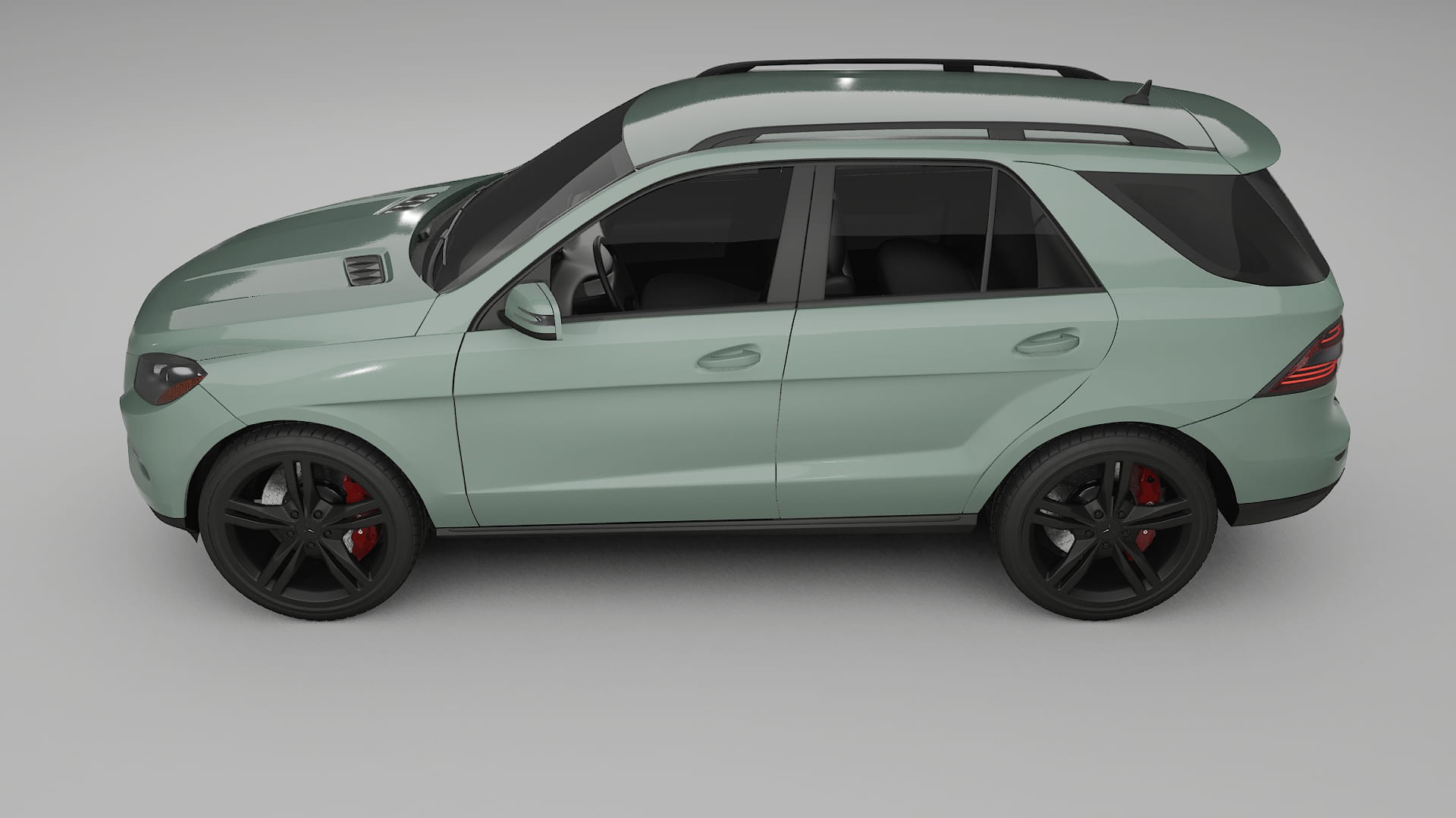 Mercedes M class W166 TPU Lackschutzfolie | CINDER Farbwechsel PPF – Komplett-Vorgeschnittener Kit