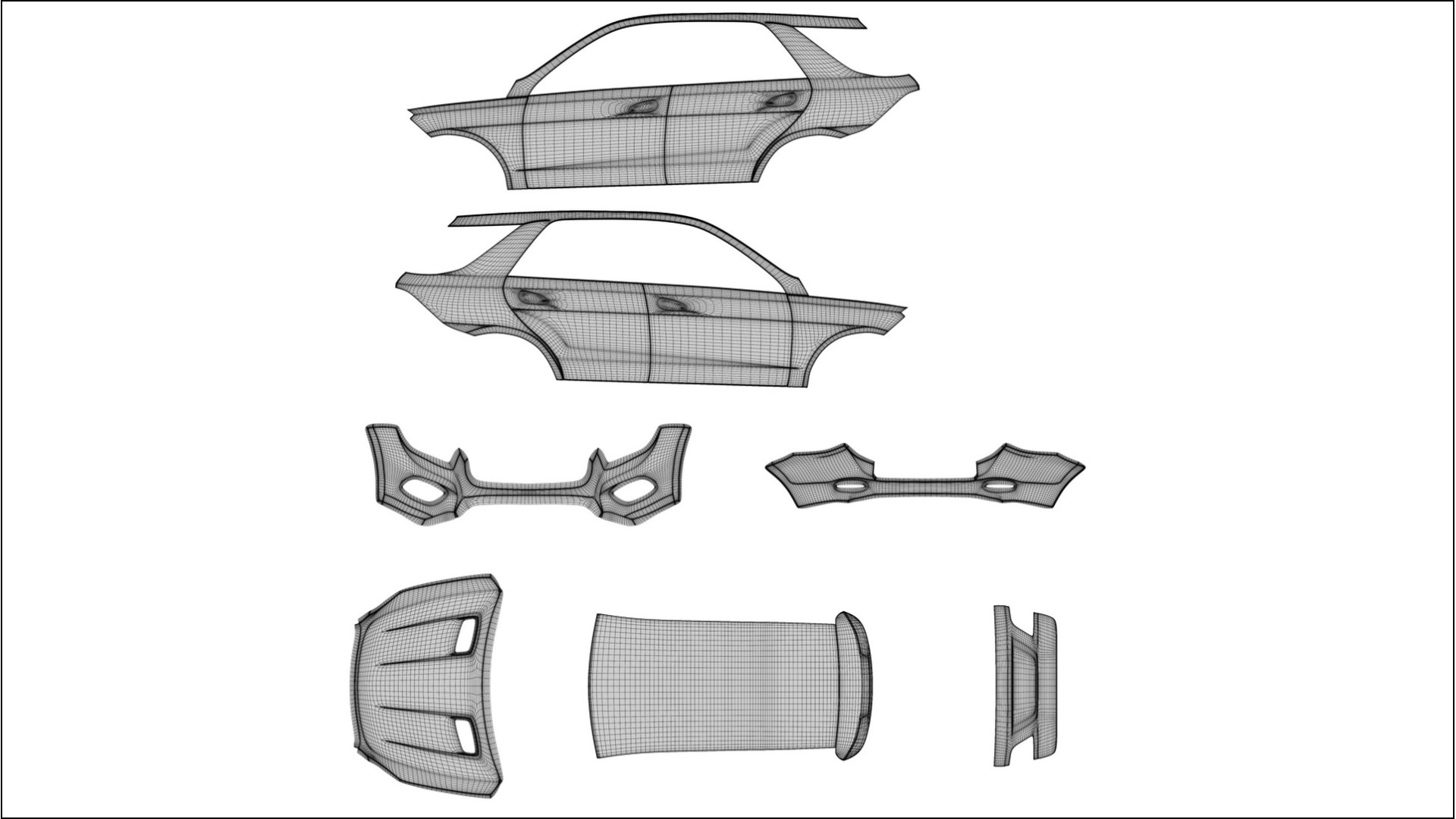 Mercedes M class W166 TPU Lackschutzfolie | BLAZE Farbwechsel PPF – Komplett-Vorgeschnittener Kit