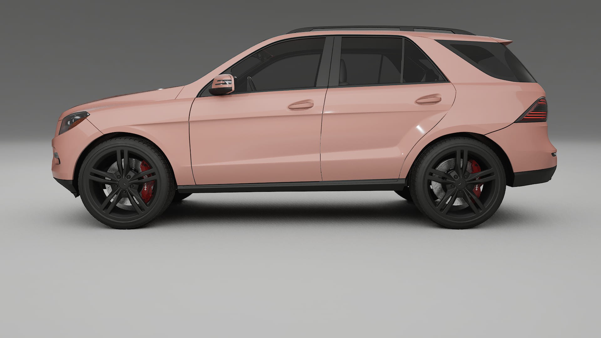 Mercedes M class W166 TPU Lackschutzfolie | BLUSH Farbwechsel PPF – Komplett-Vorgeschnittener Kit
