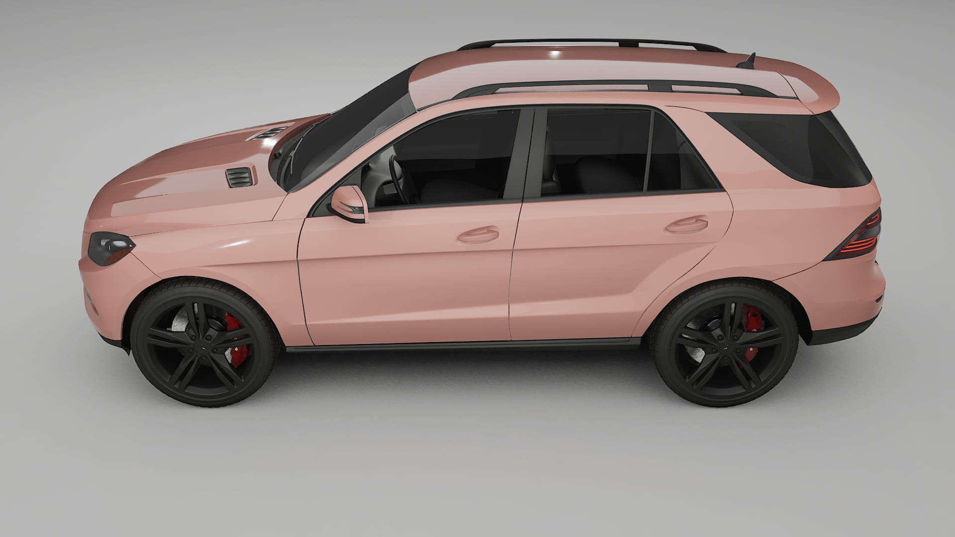 Mercedes M class W166 TPU Lackschutzfolie | BLUSH Farbwechsel PPF – Komplett-Vorgeschnittener Kit