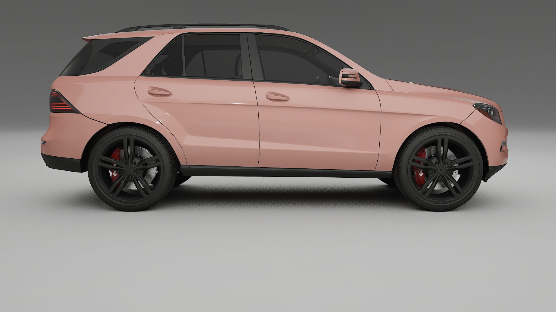 Mercedes M class W166 TPU Lackschutzfolie | BLUSH Farbwechsel PPF – Komplett-Vorgeschnittener Kit